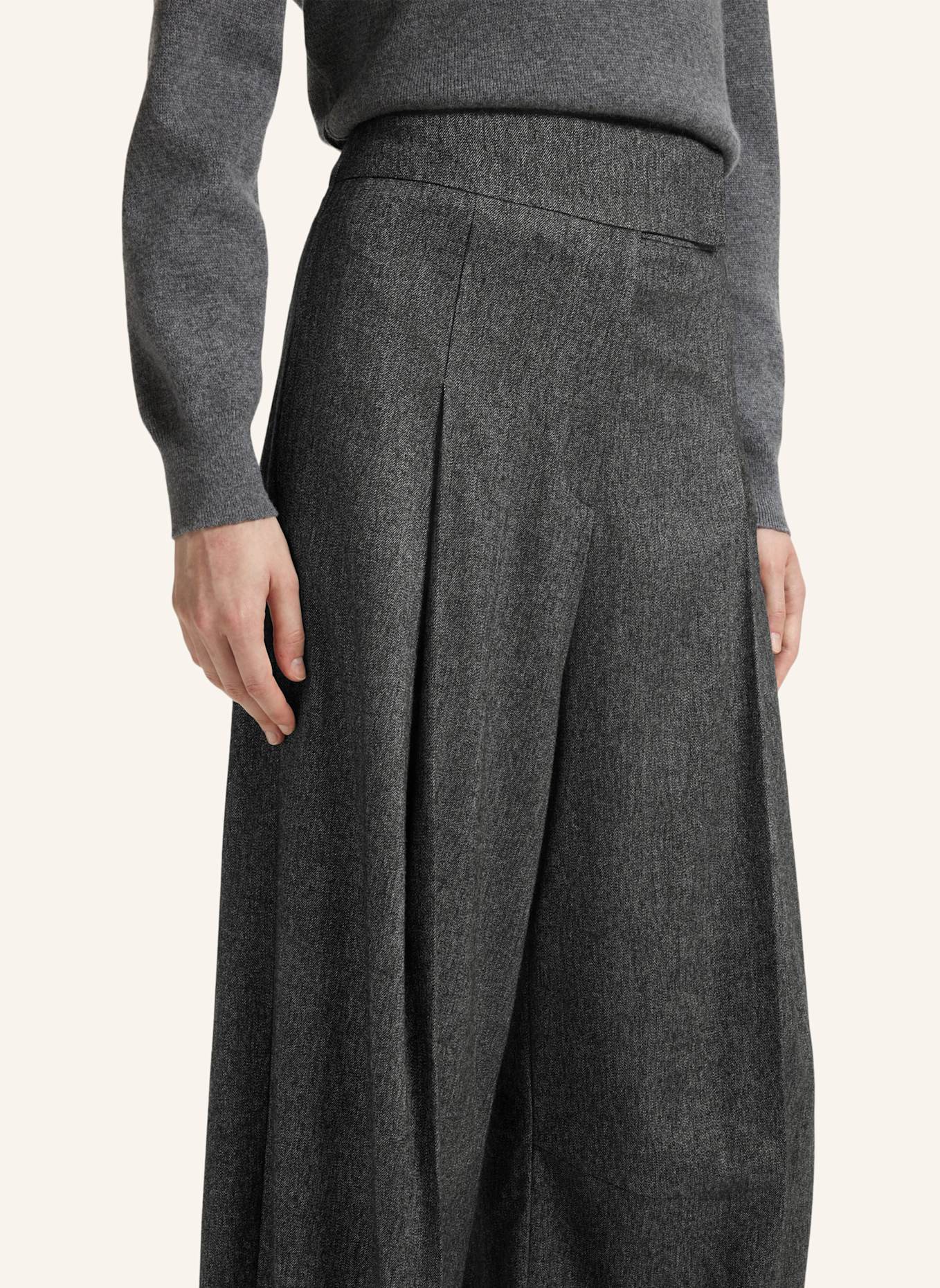 BOSS Business Hose TELDA Oversize Fit: DUNKELGRAU