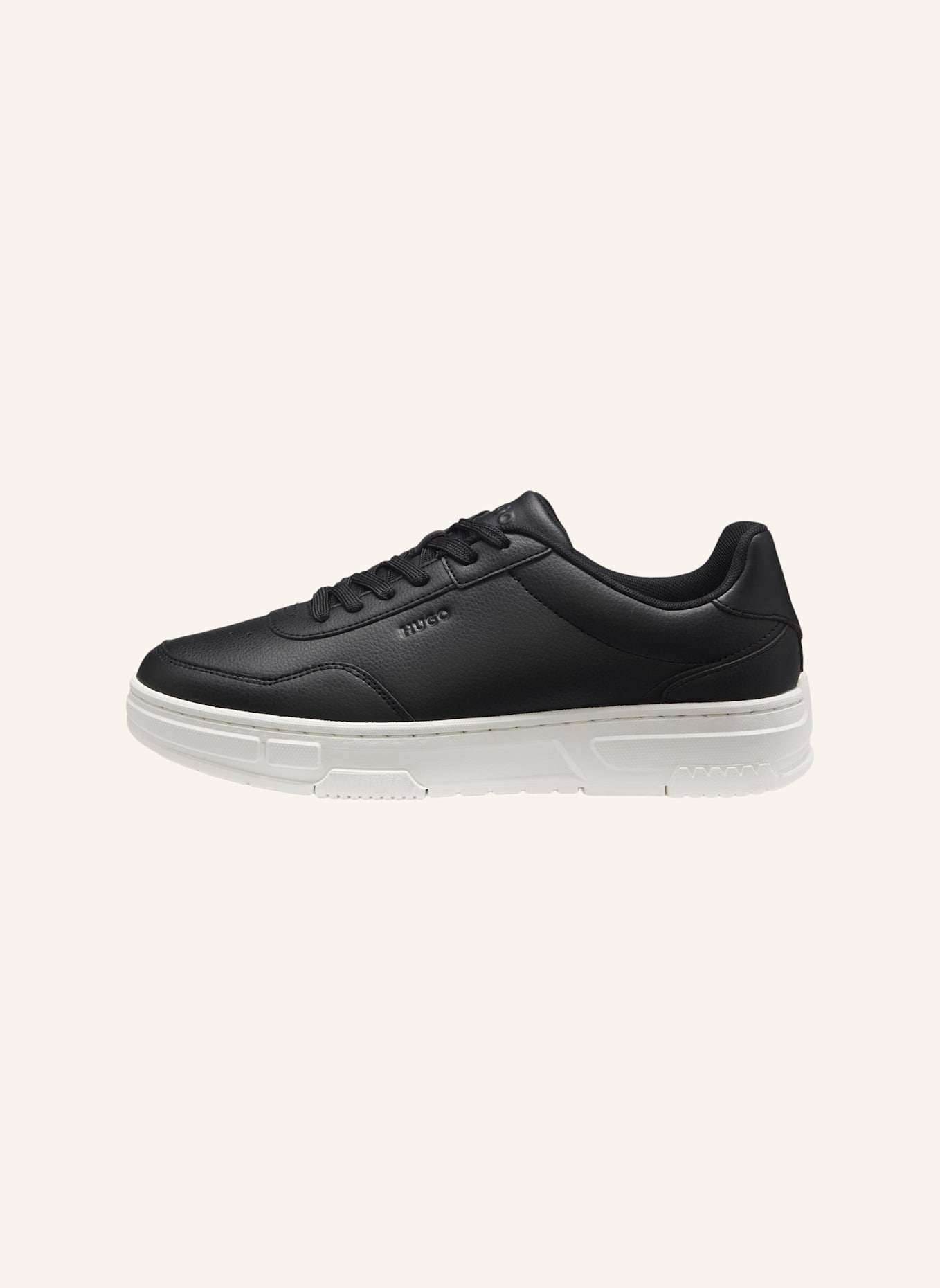 HUGO Sneaker YARROW_TENN_GRPU: SCHWARZ