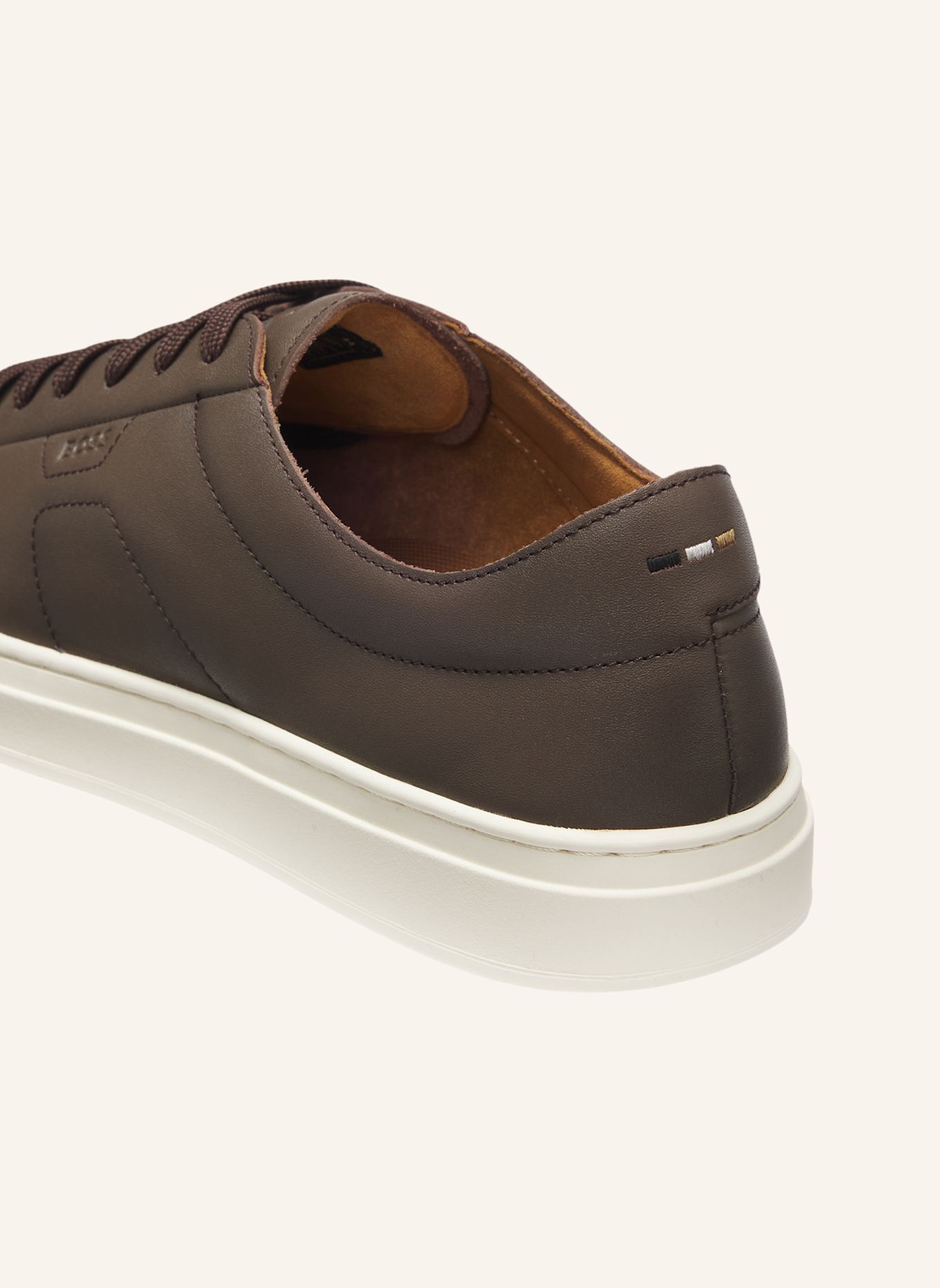 BOSS Sneaker KIERAN_TENN_BUSTD: DUNKELBRAUN