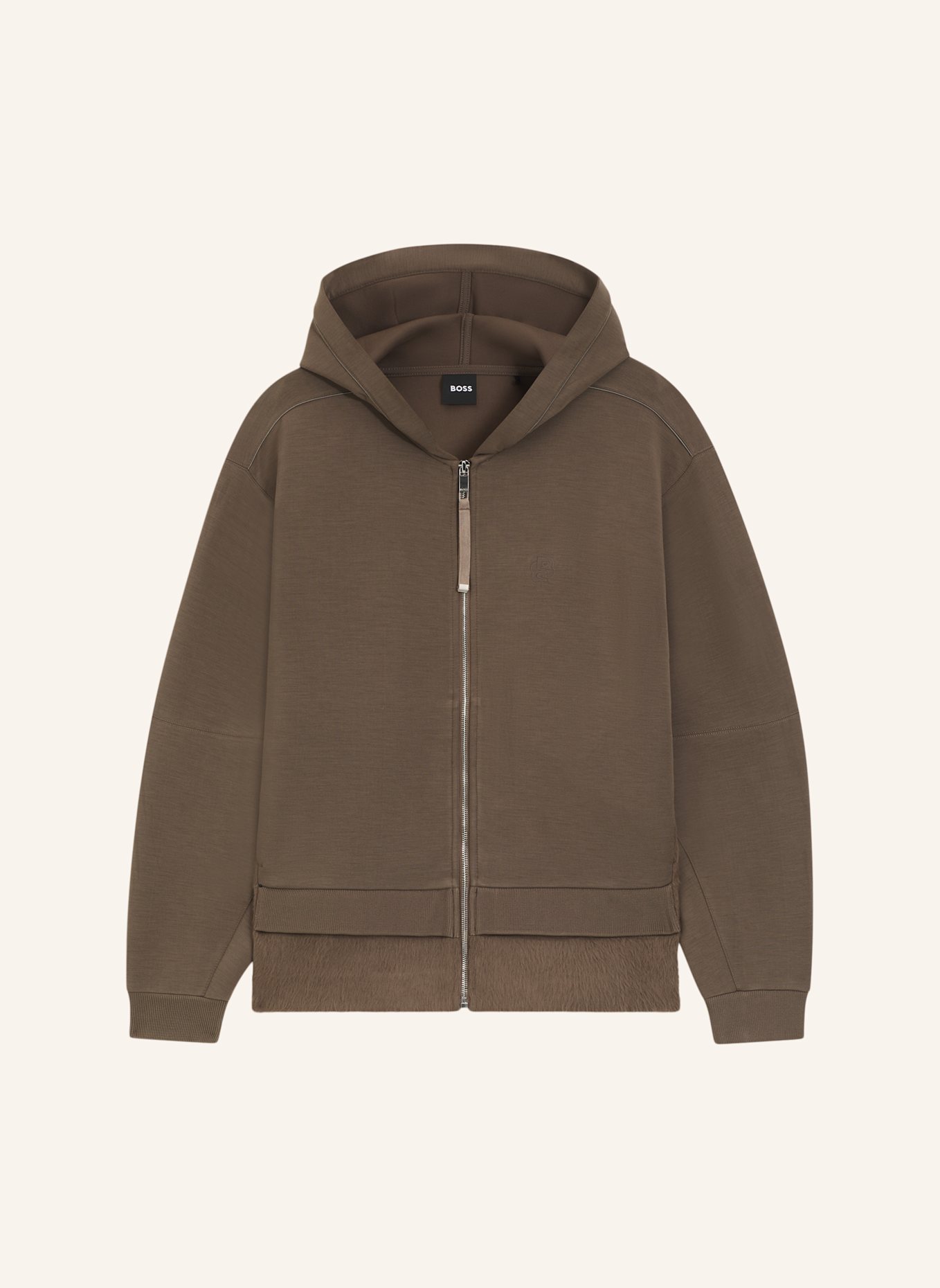 BOSS Sweatshirt EDAREE: DUNKELGRAU