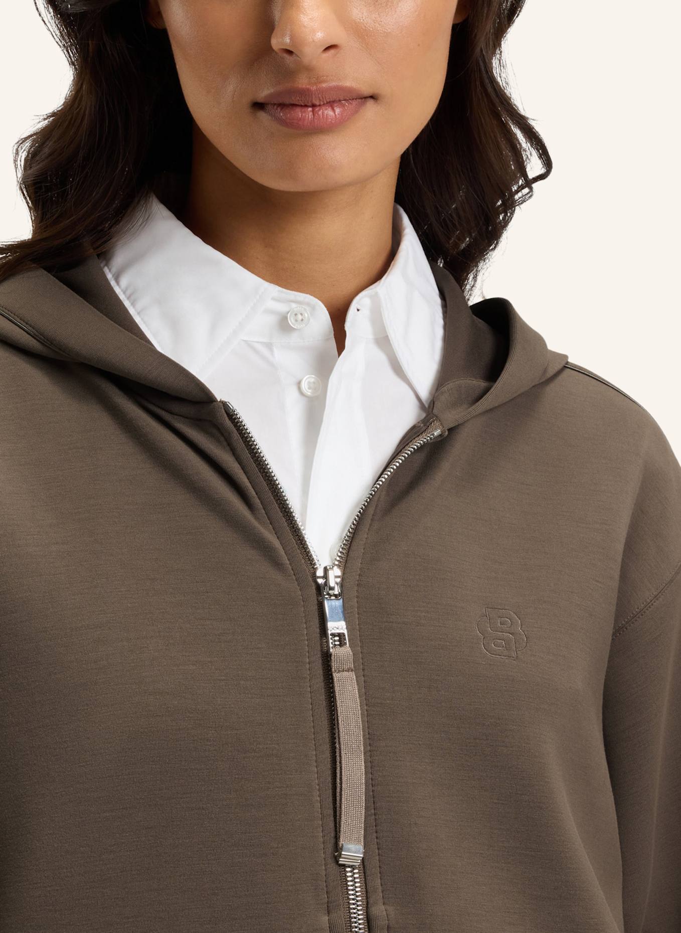 BOSS Sweatshirt EDAREE: DUNKELGRAU