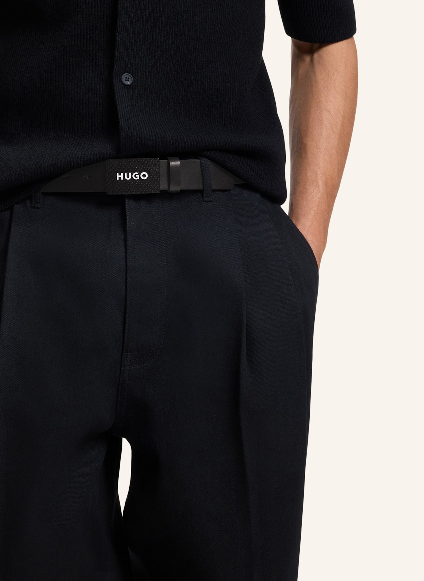 HUGO Business Gürtel GILAO-Z_SZ35: SCHWARZ