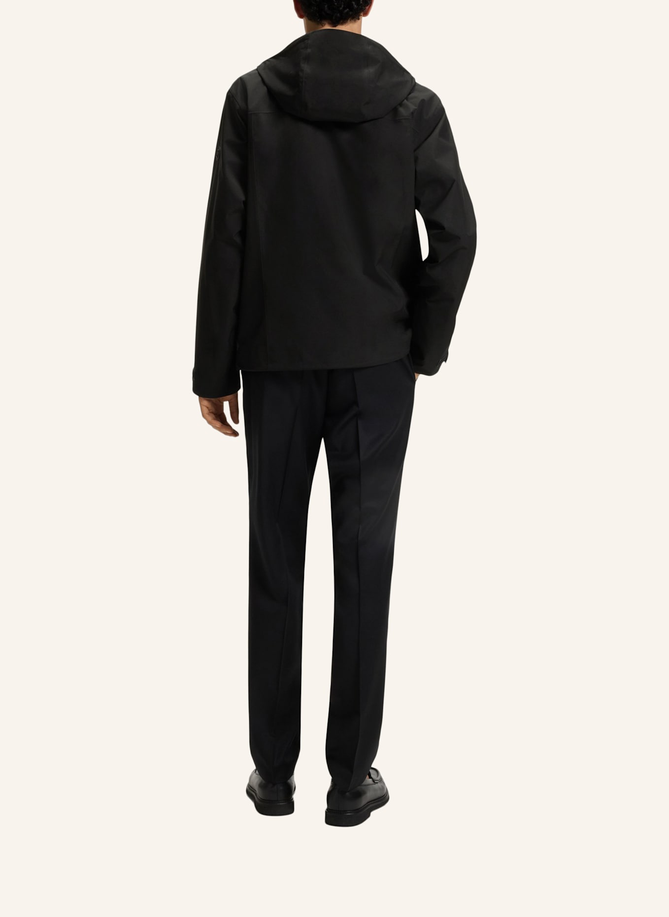 BOSS Casual Jacke P-COM-GORETEX: SCHWARZ