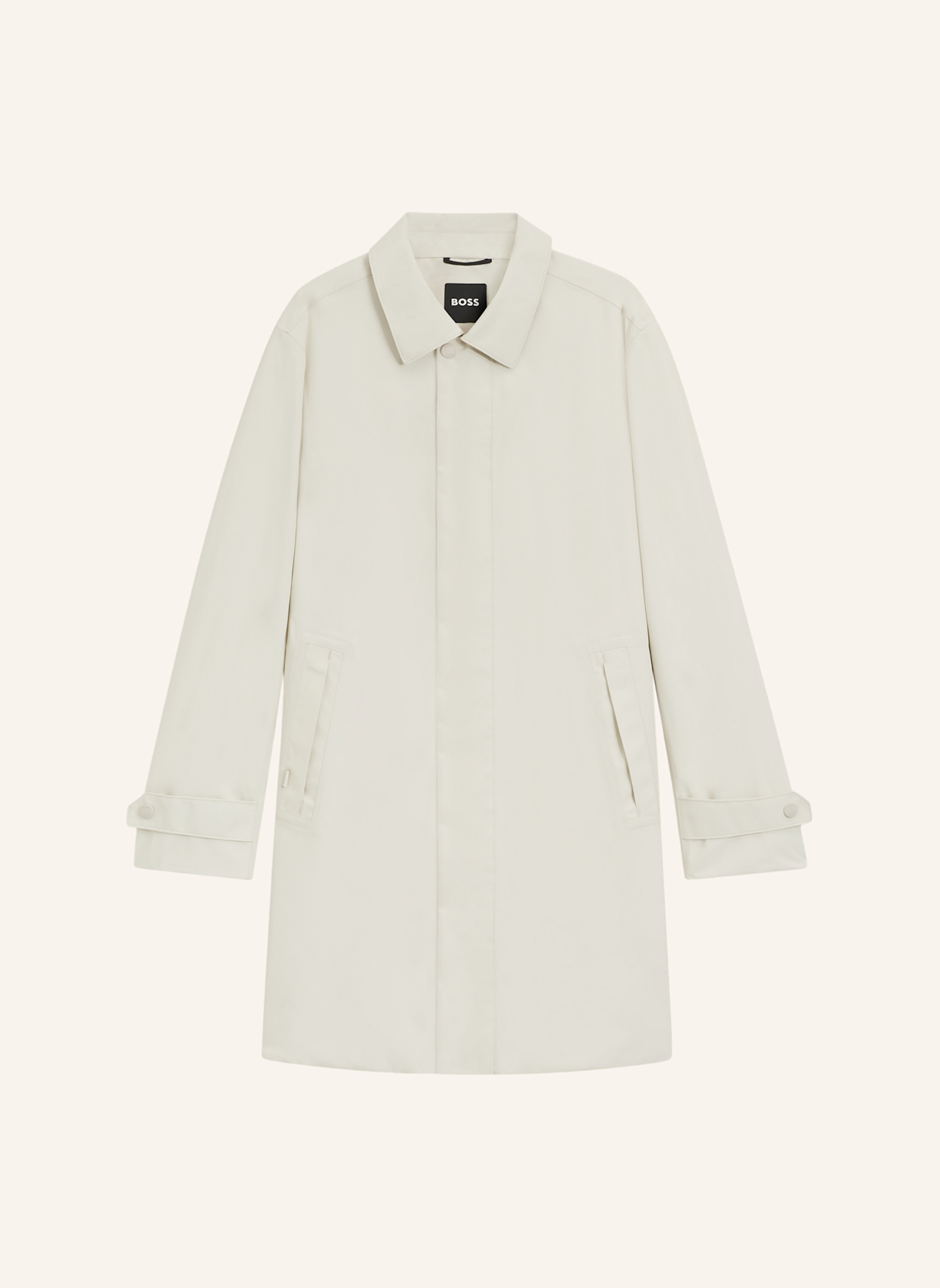 BOSS Klassischer Mantel P-JARED-GORETEX-253F Regular Fit: WEISS