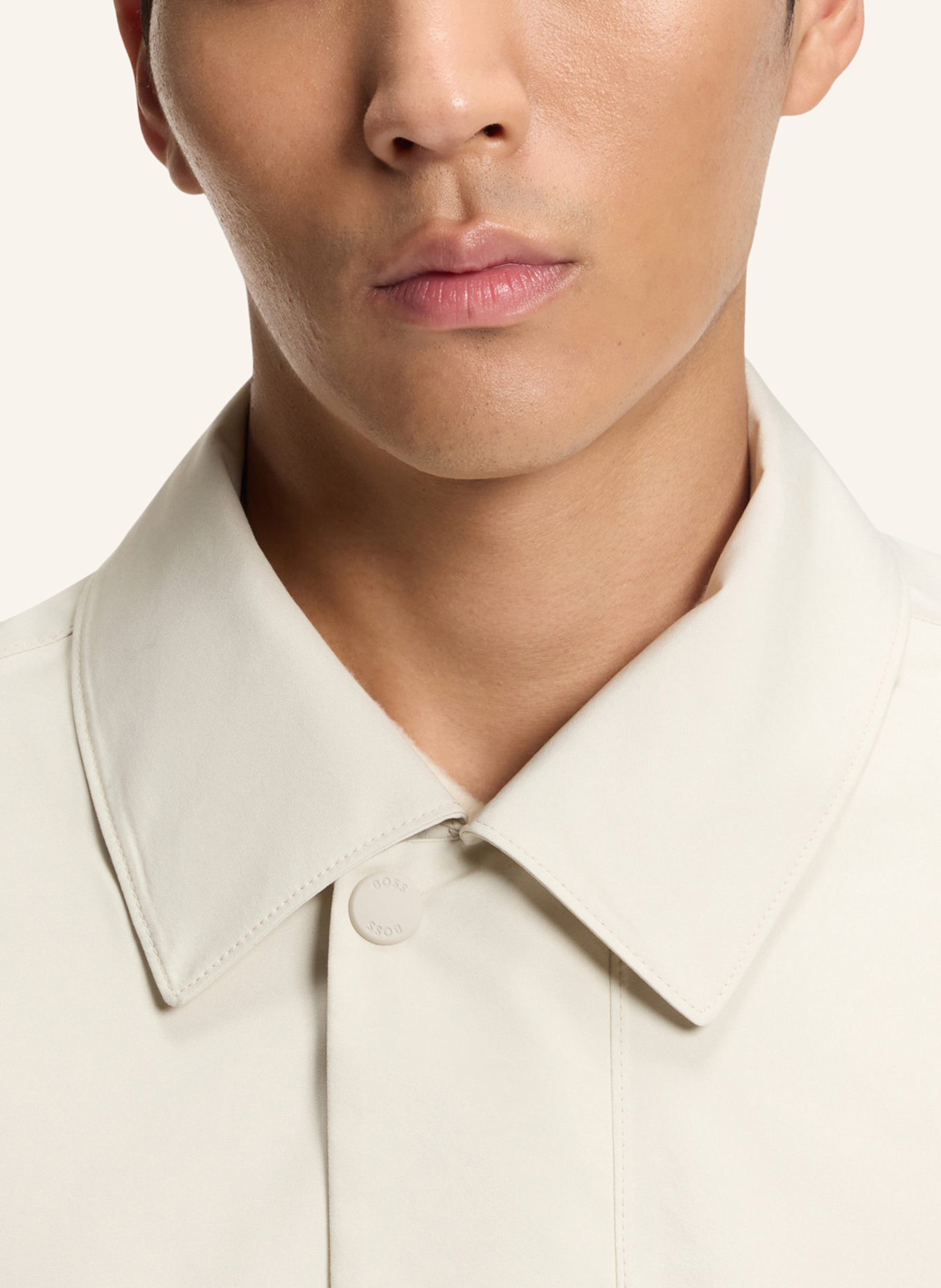 BOSS Klassischer Mantel P-JARED-GORETEX-253F Regular Fit: WEISS