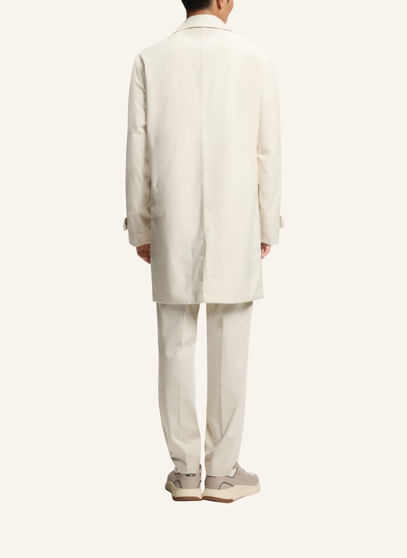 BOSS Klassischer Mantel P-JARED-GORETEX-253F Regular Fit: WEISS