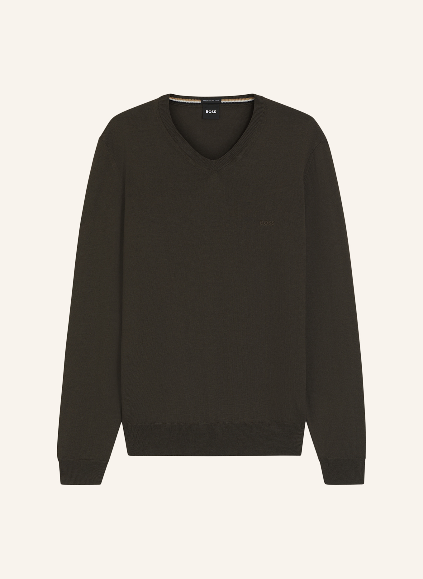 BOSS Pullover BARAM-L Regular Fit: HELLGRÜN