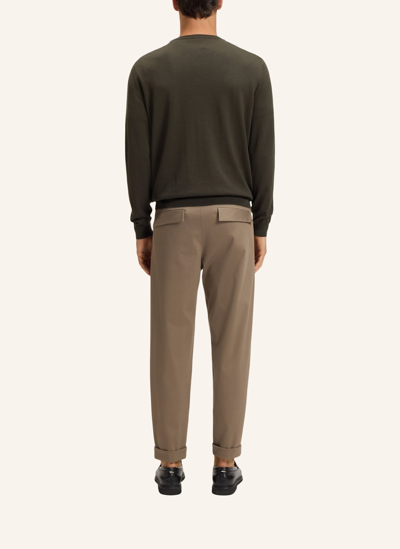 BOSS Pullover BARAM-L Regular Fit: HELLGRÜN