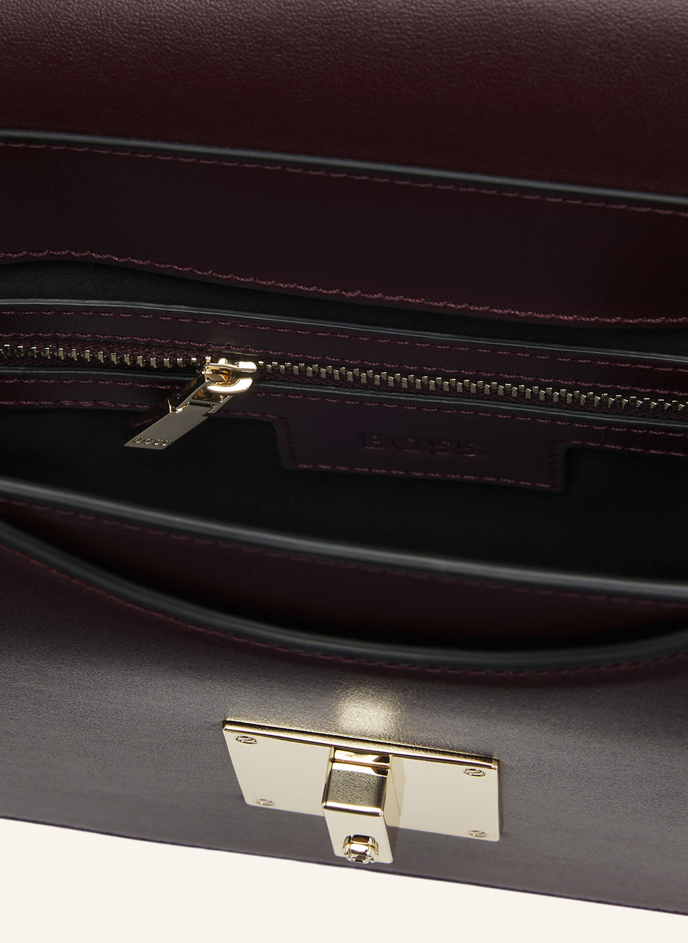 BOSS Crossbody-Tasche ARIELL SADDLE N.: LILA