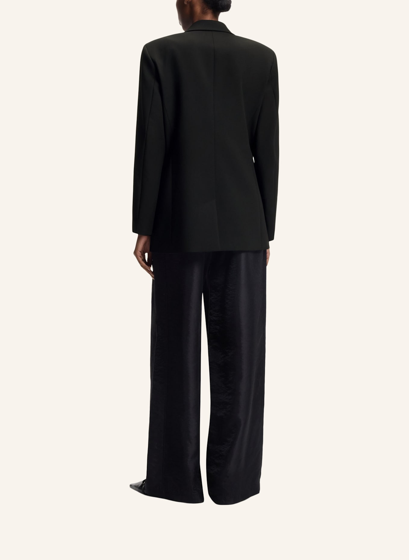 HUGO Blazer AMELORA Oversize Fit: SCHWARZ