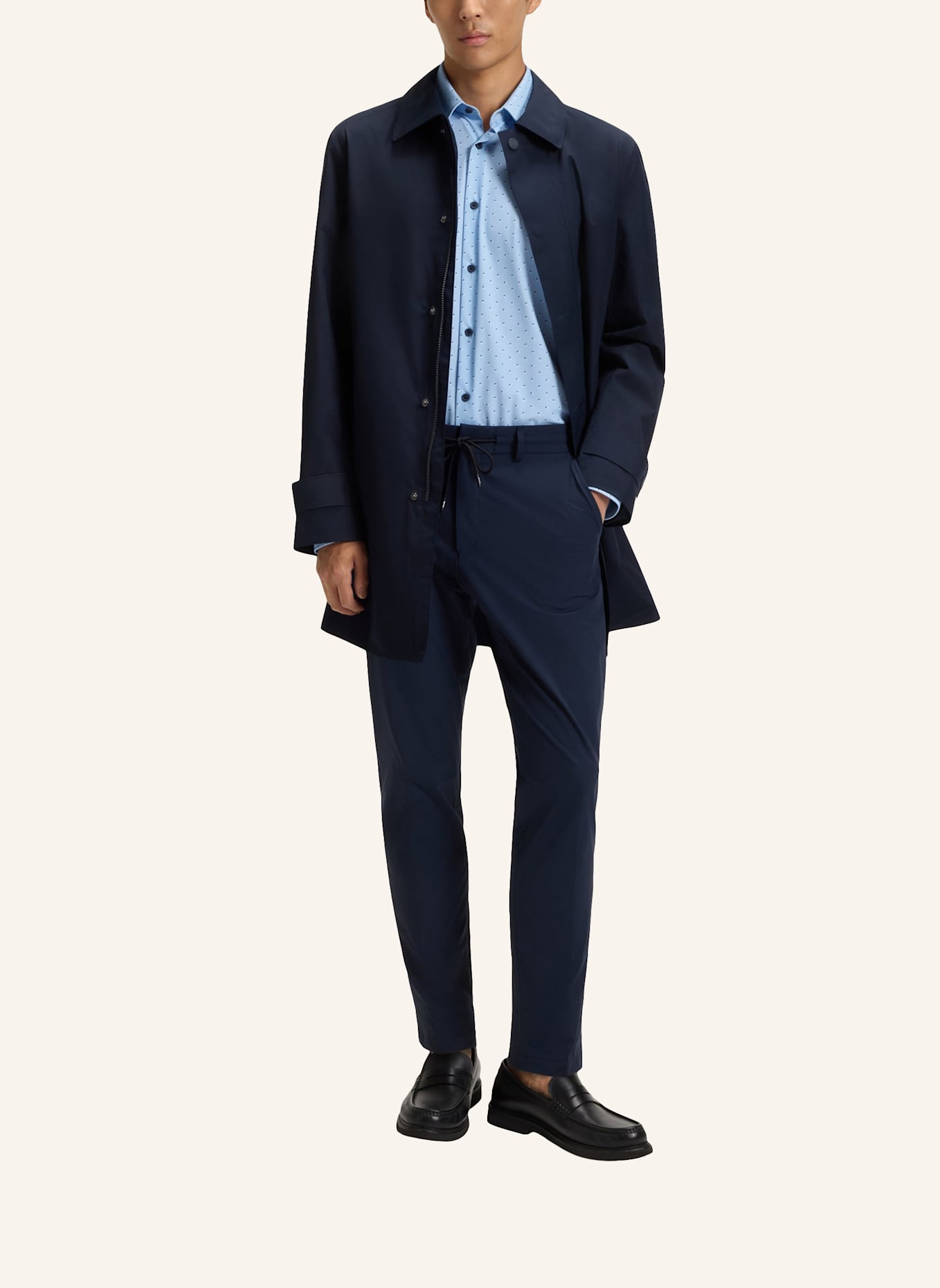 BOSS Casual Hemd P-ROAN-KENT-C1-233 Slim Fit: HELLBLAU