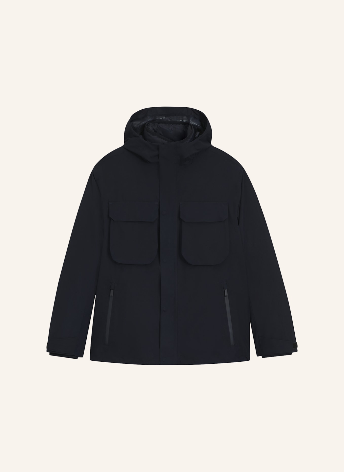 BOSS Casual Jacke P-COLER-GORETEX: DUNKELBLAU