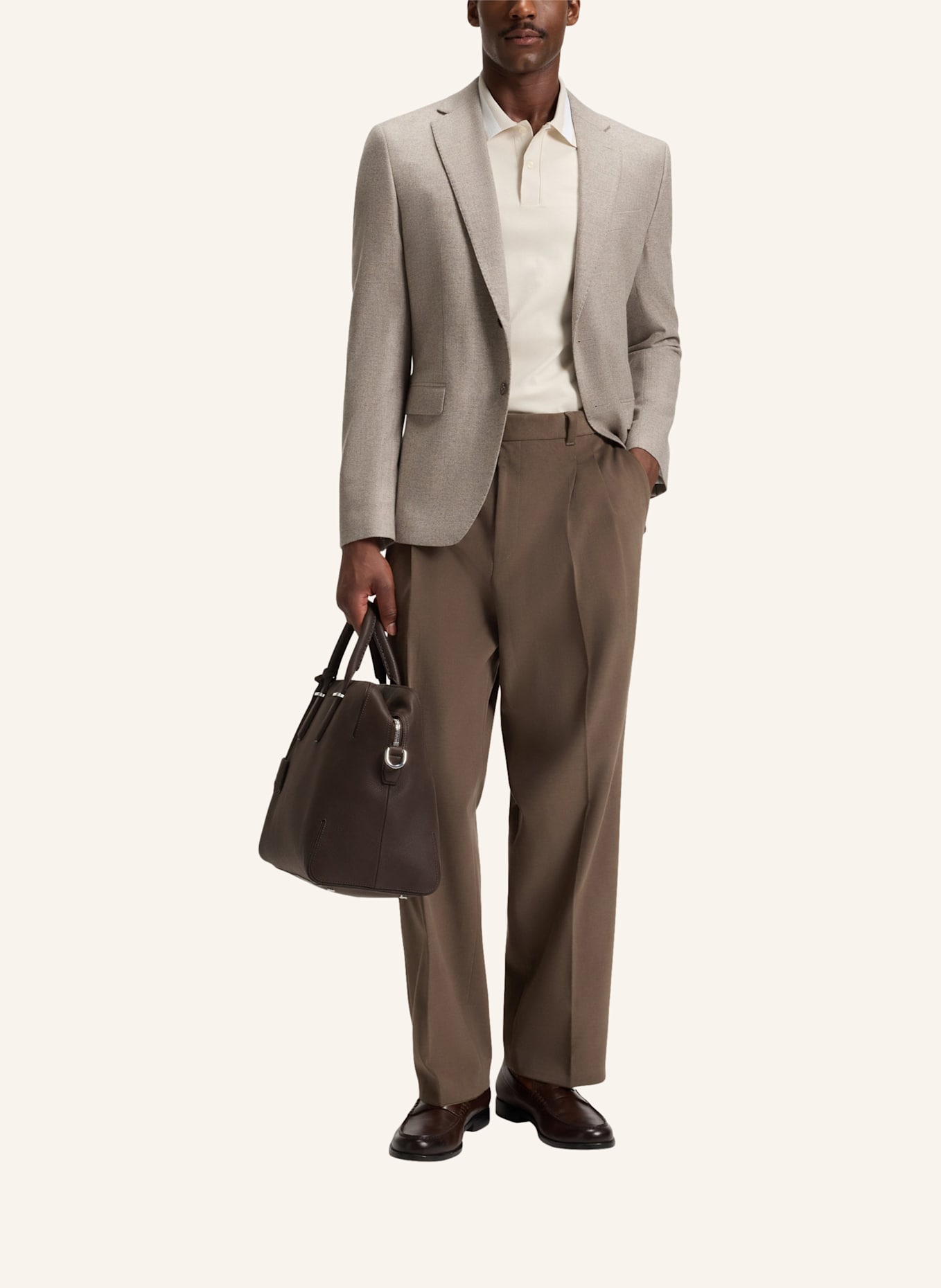 BOSS Poloshirt H-PHILLIPSON 200 Slim Fit: WEISS