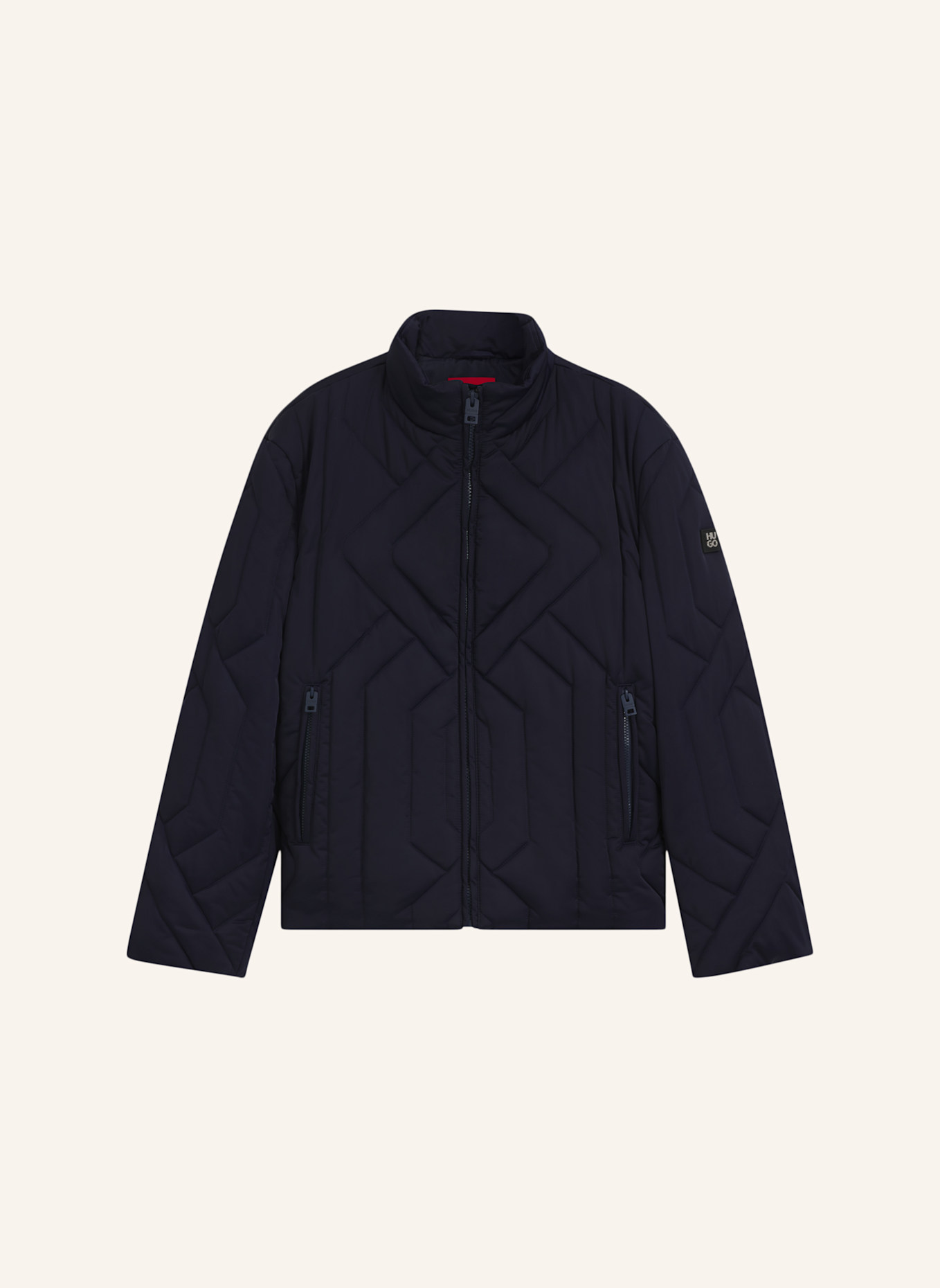 HUGO Casual Jacke BARINO2541 Regular Fit: DUNKELBLAU