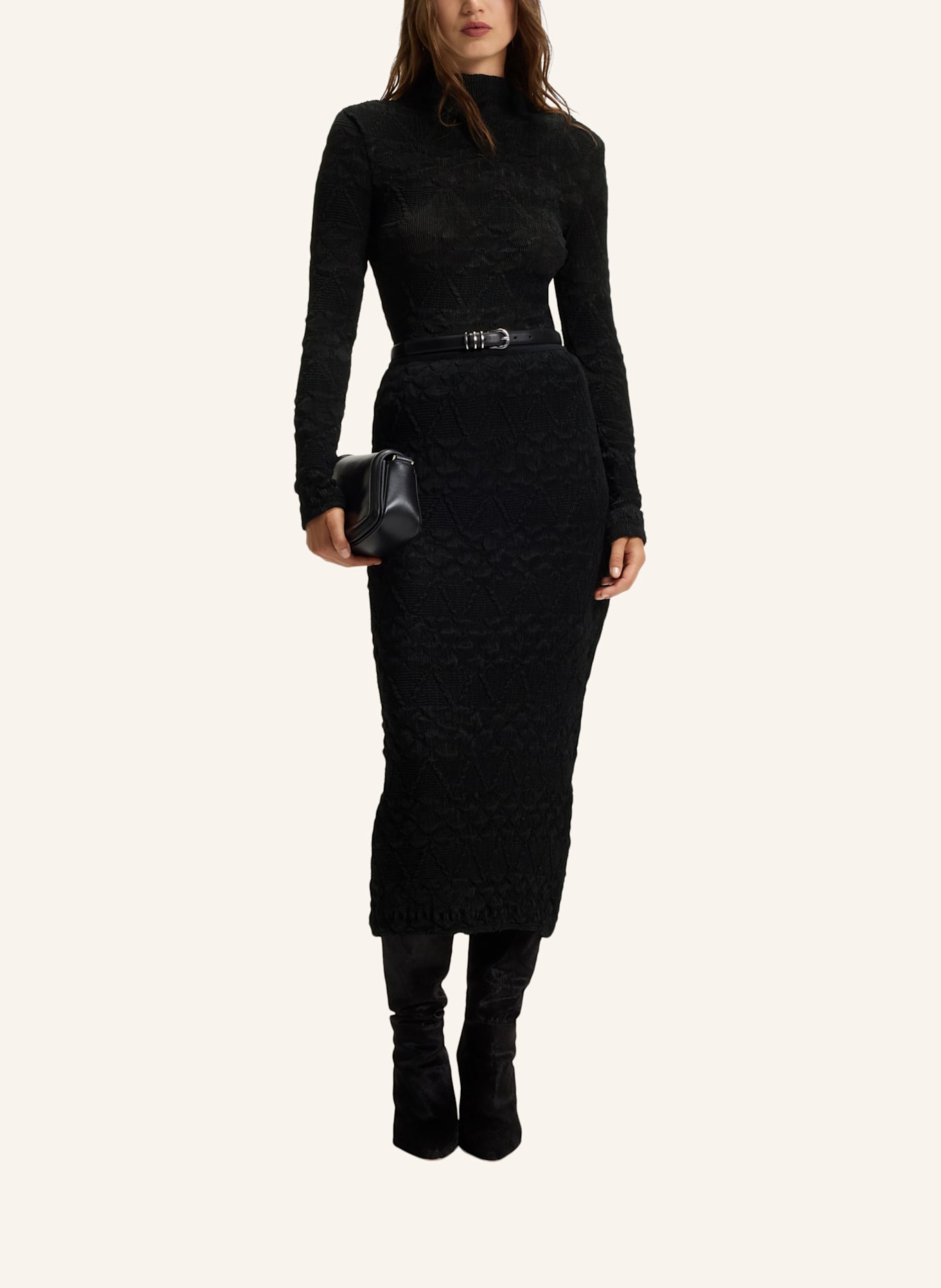 BOSS Casual Top ECURSA Slim Fit: SCHWARZ