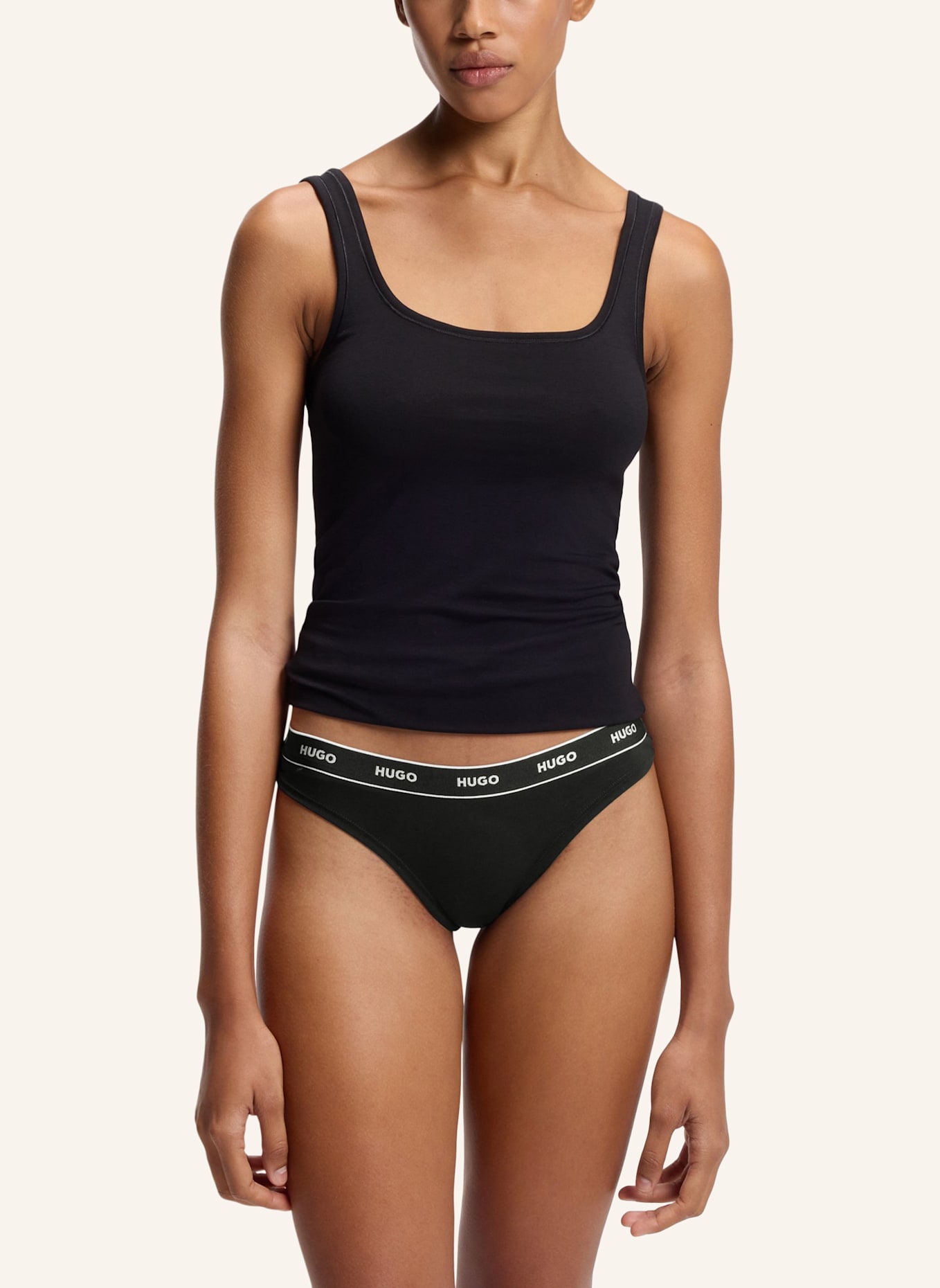 HUGO Slip TRIPLET THONG DESIGN: PINK