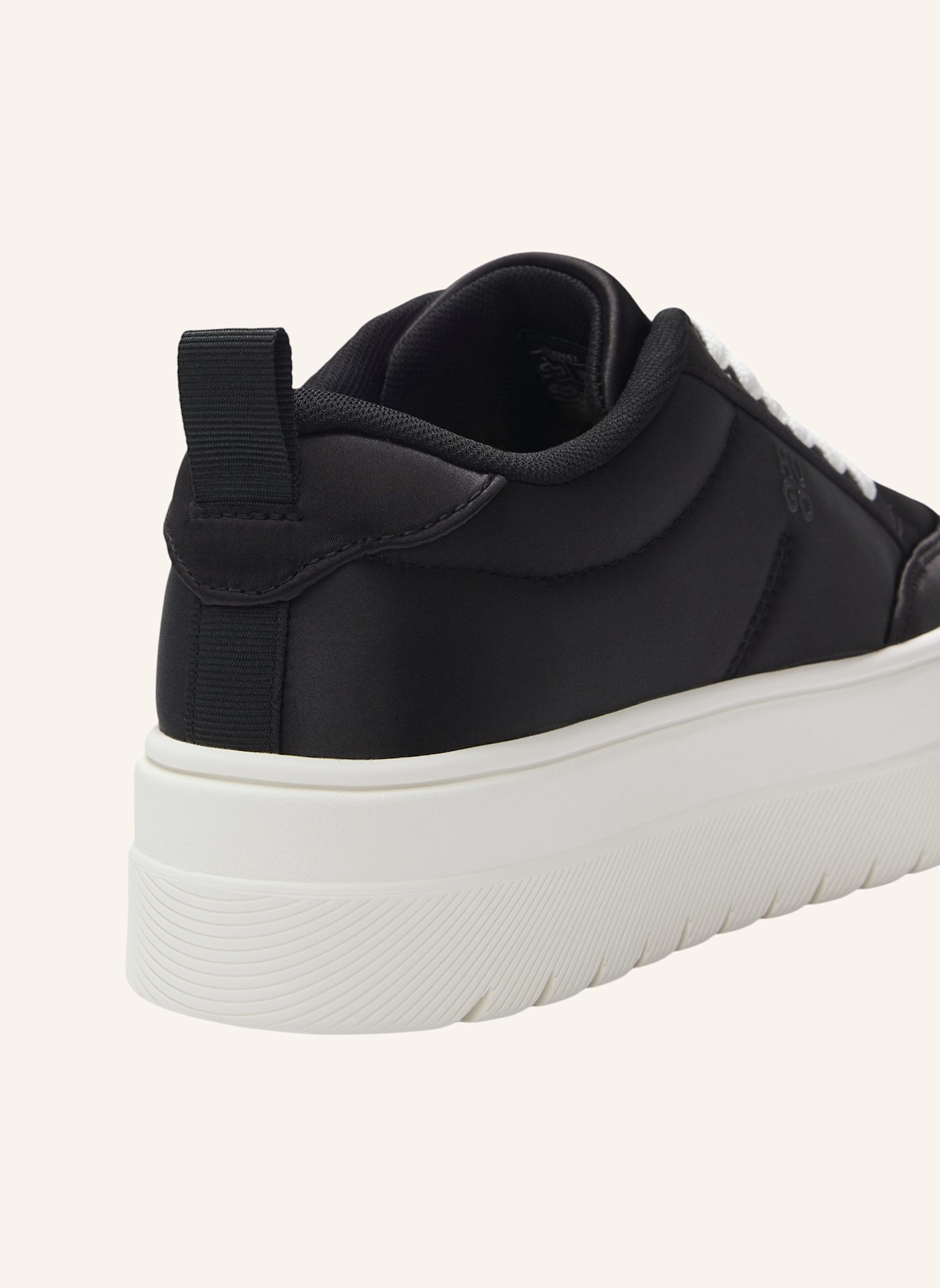 HUGO Turnschuh LYSSA_TENN_ST: SCHWARZ