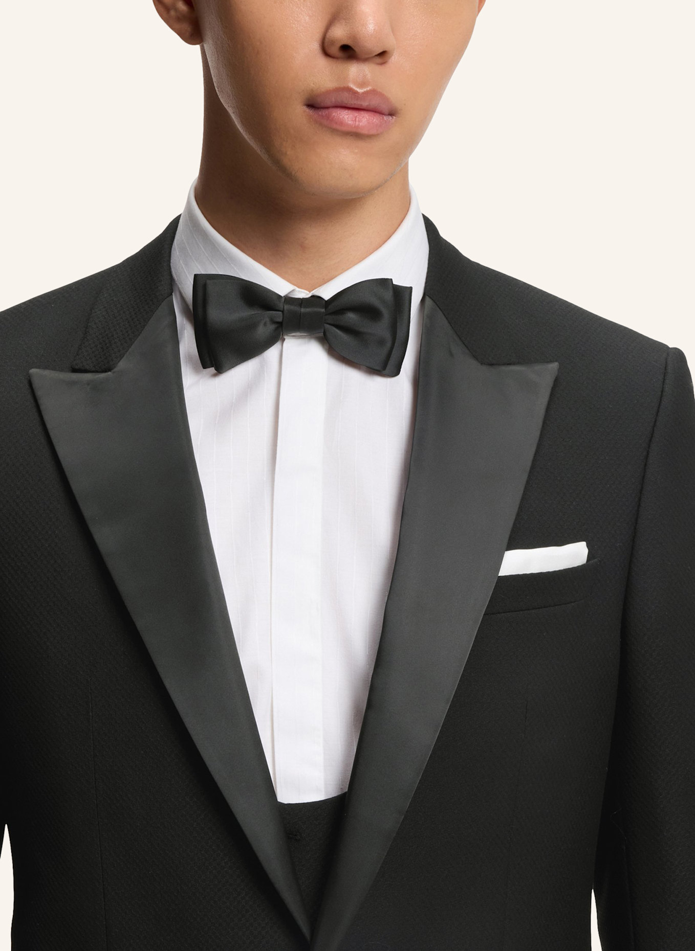 HUGO Business Anzug HENRY-GETLIN254EV1X Slim Fit: SCHWARZ