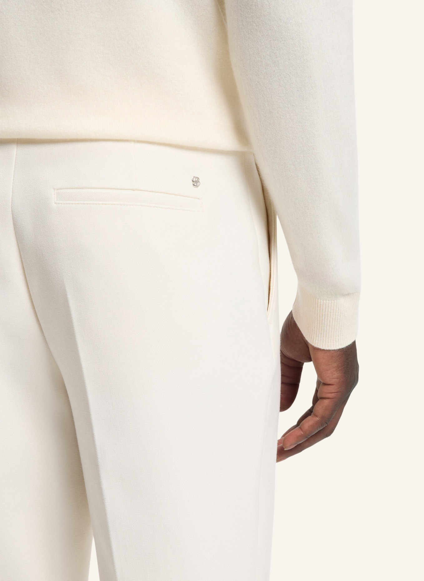 BOSS Business Hose C-PERIN-PL-BB-254 Tapered Fit: WEISS