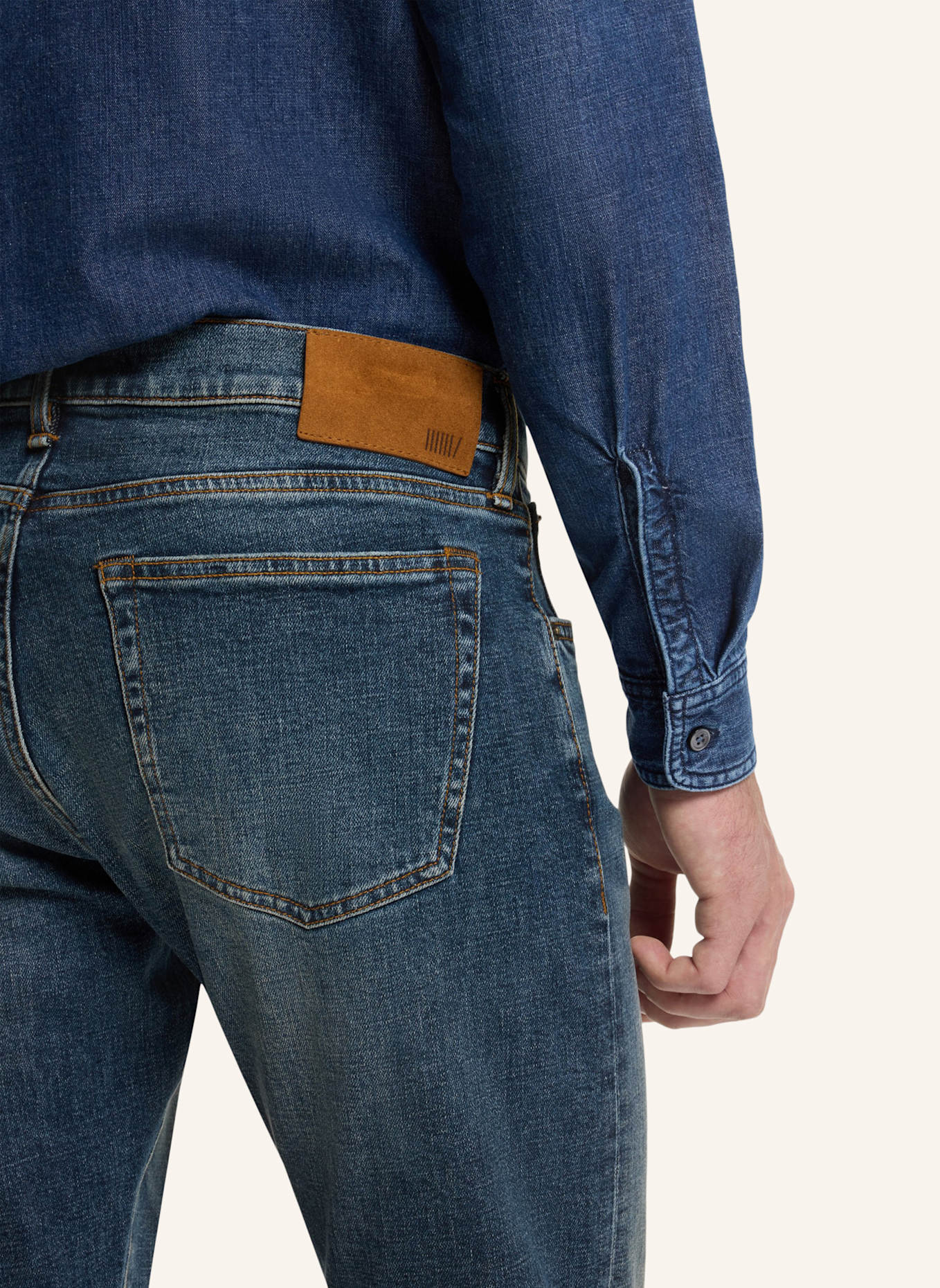 BOSS Jeans Regular Fit: DUNKELBLAU