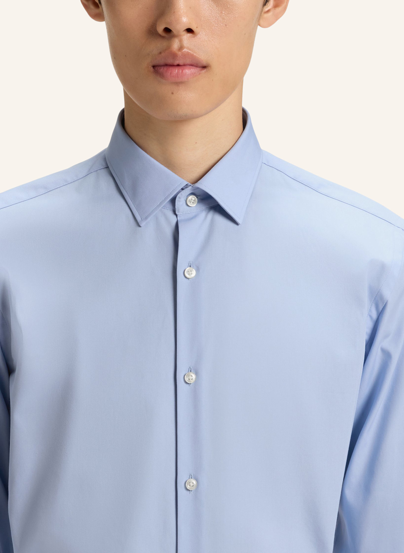 HUGO Business Hemd KENNO Slim Fit: HELLBLAU
