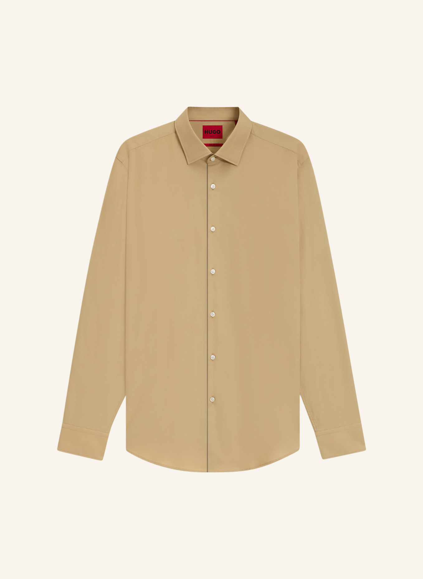 HUGO Business Hemd KENNO Slim Fit: BEIGE