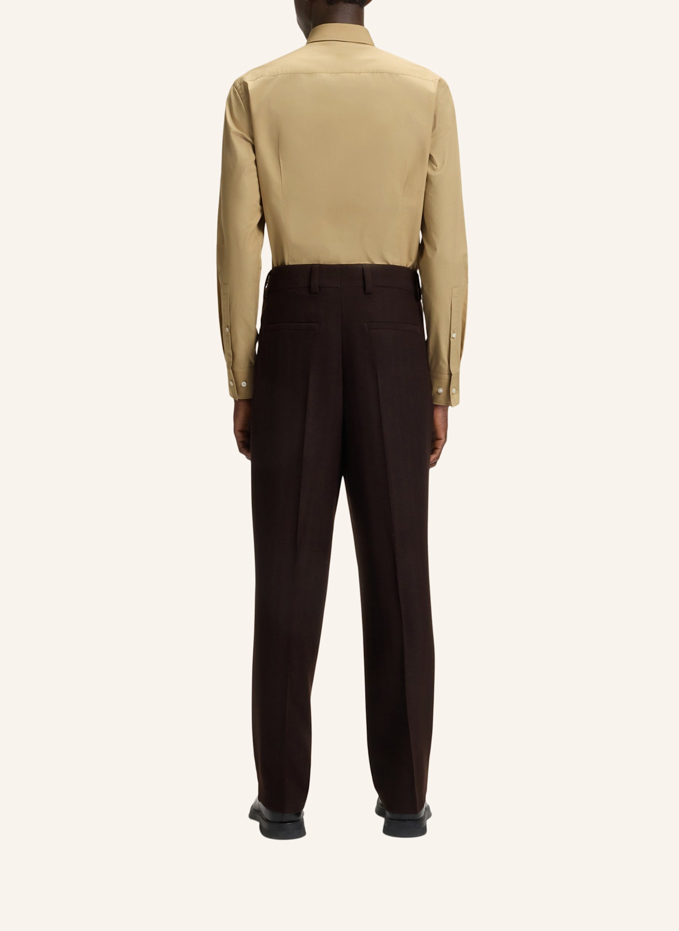 HUGO Business Hemd KENNO Slim Fit: BEIGE