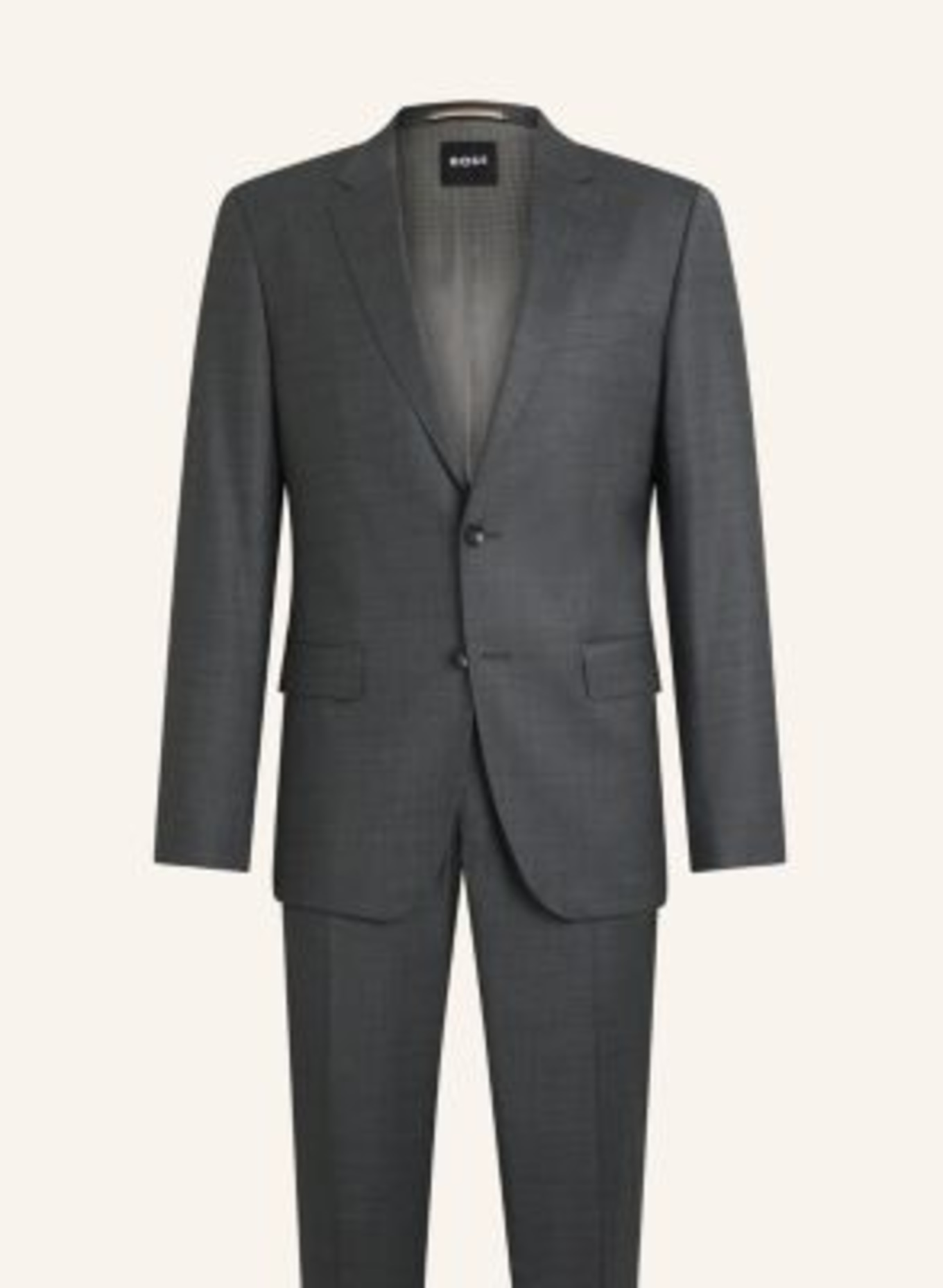 BOSS Business Anzug H-HUGE-2PCS-224 Slim Fit: HELLGRAU