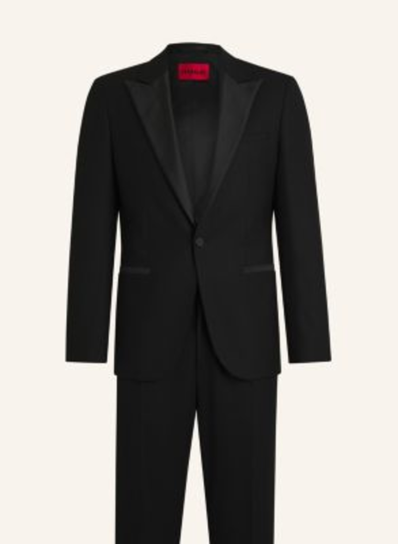 HUGO Business Anzug KARL-TEAGAN253E1X Modern Fit: SCHWARZ