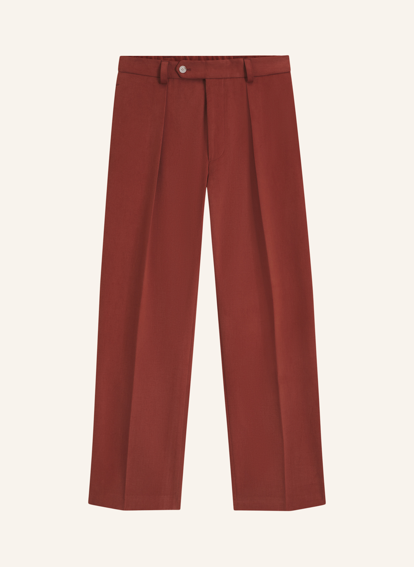 BOSS Business Hose TROUSERS-252_DB Relaxed Fit: DUNKELROT