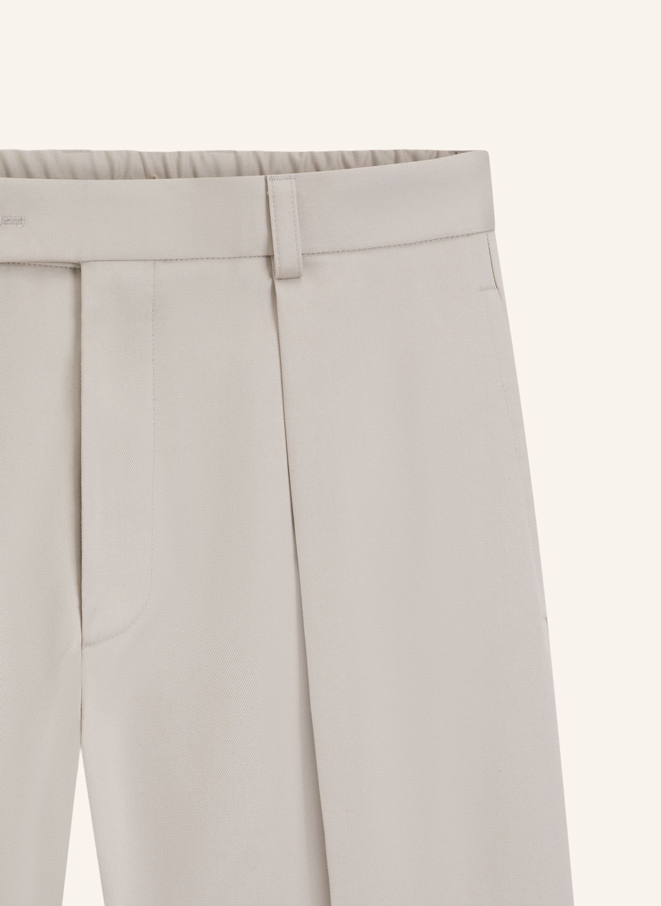 BOSS Business Hose TROUSERS-252_DB Relaxed Fit: BEIGE