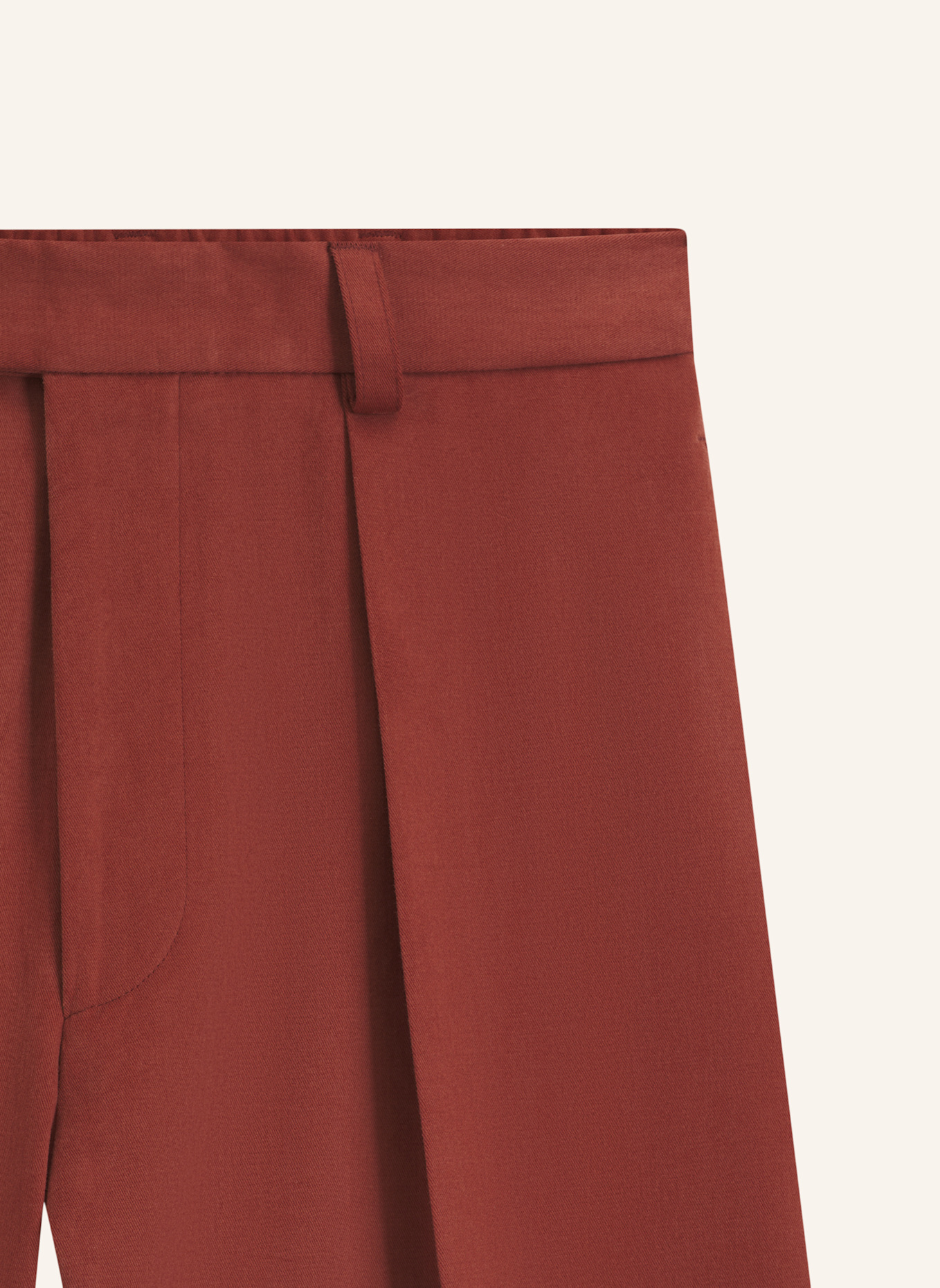 BOSS Business Hose TROUSERS-252_DB Relaxed Fit: DUNKELROT