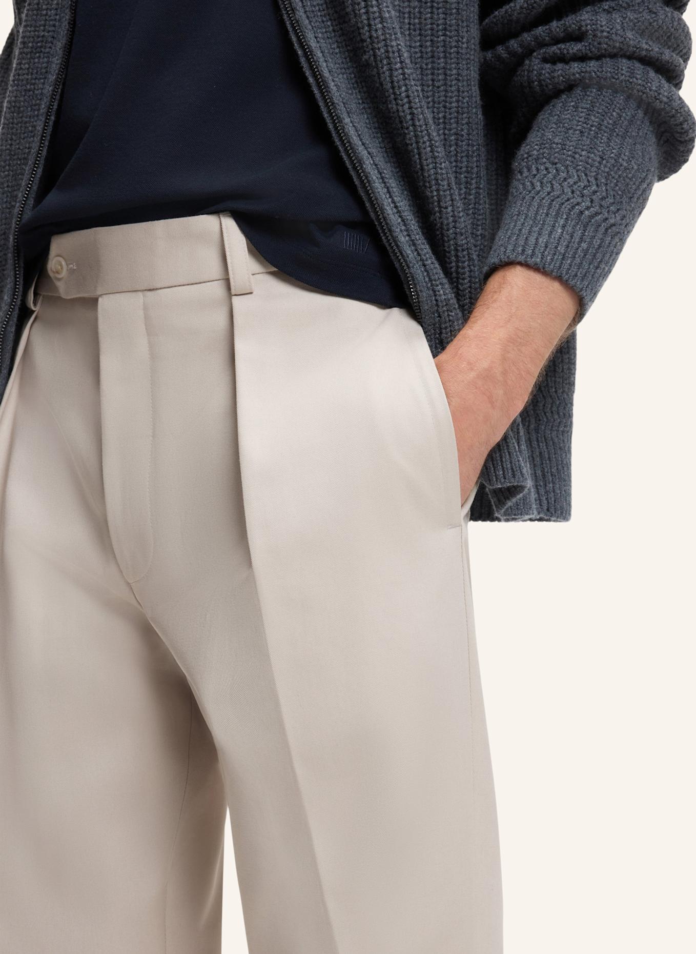 BOSS Business Hose TROUSERS-252_DB Relaxed Fit: BEIGE