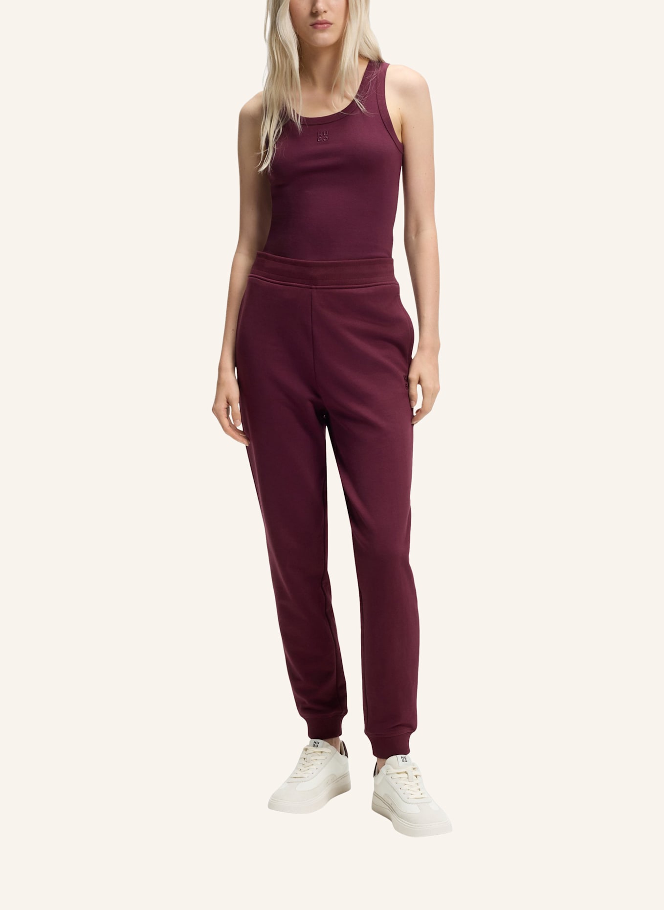 HUGO Turnschuh LYZZ_TENN_BPSD: HELLGRAU