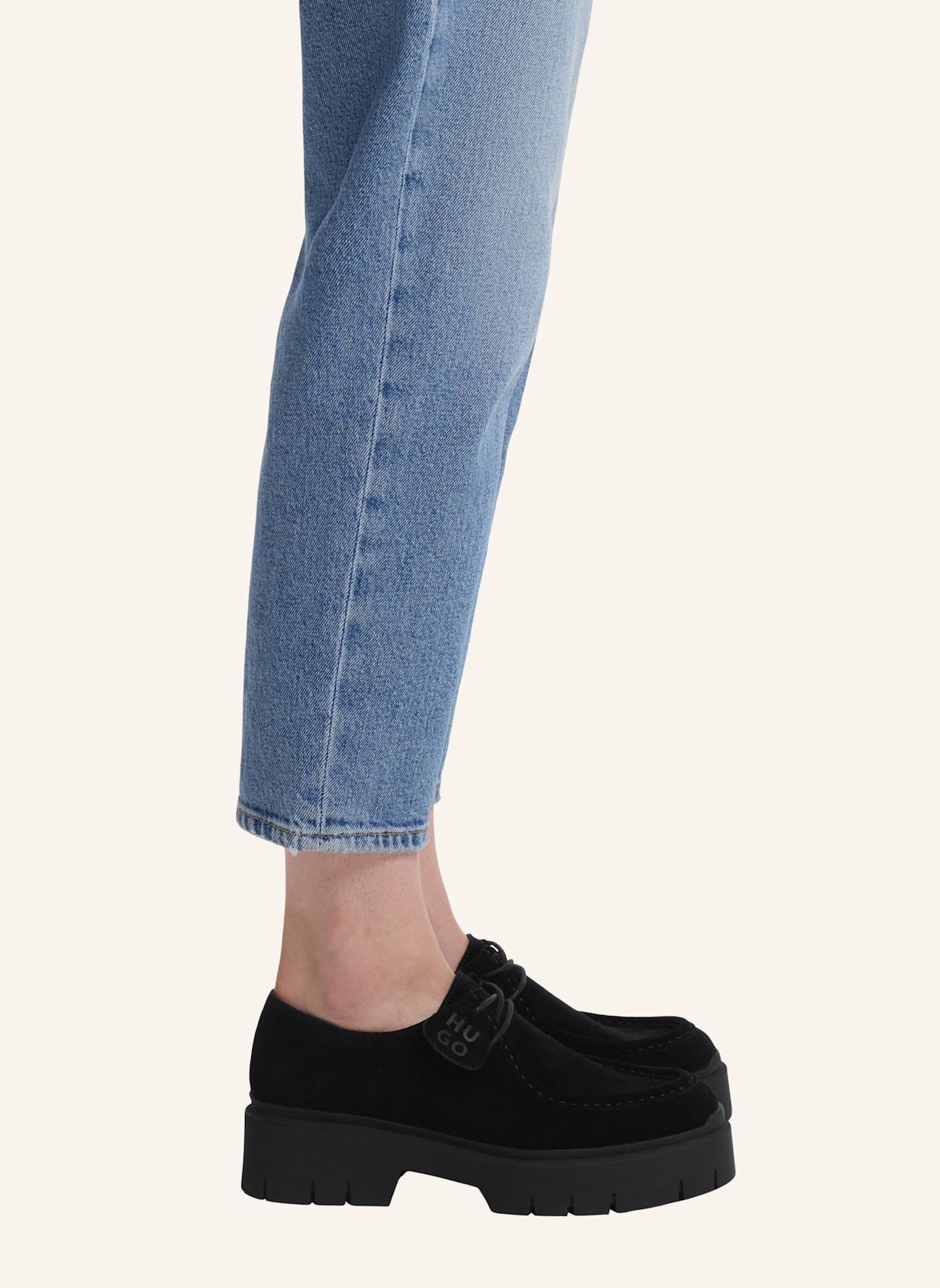 HUGO Plateau-Schnürer KRIS: SCHWARZ