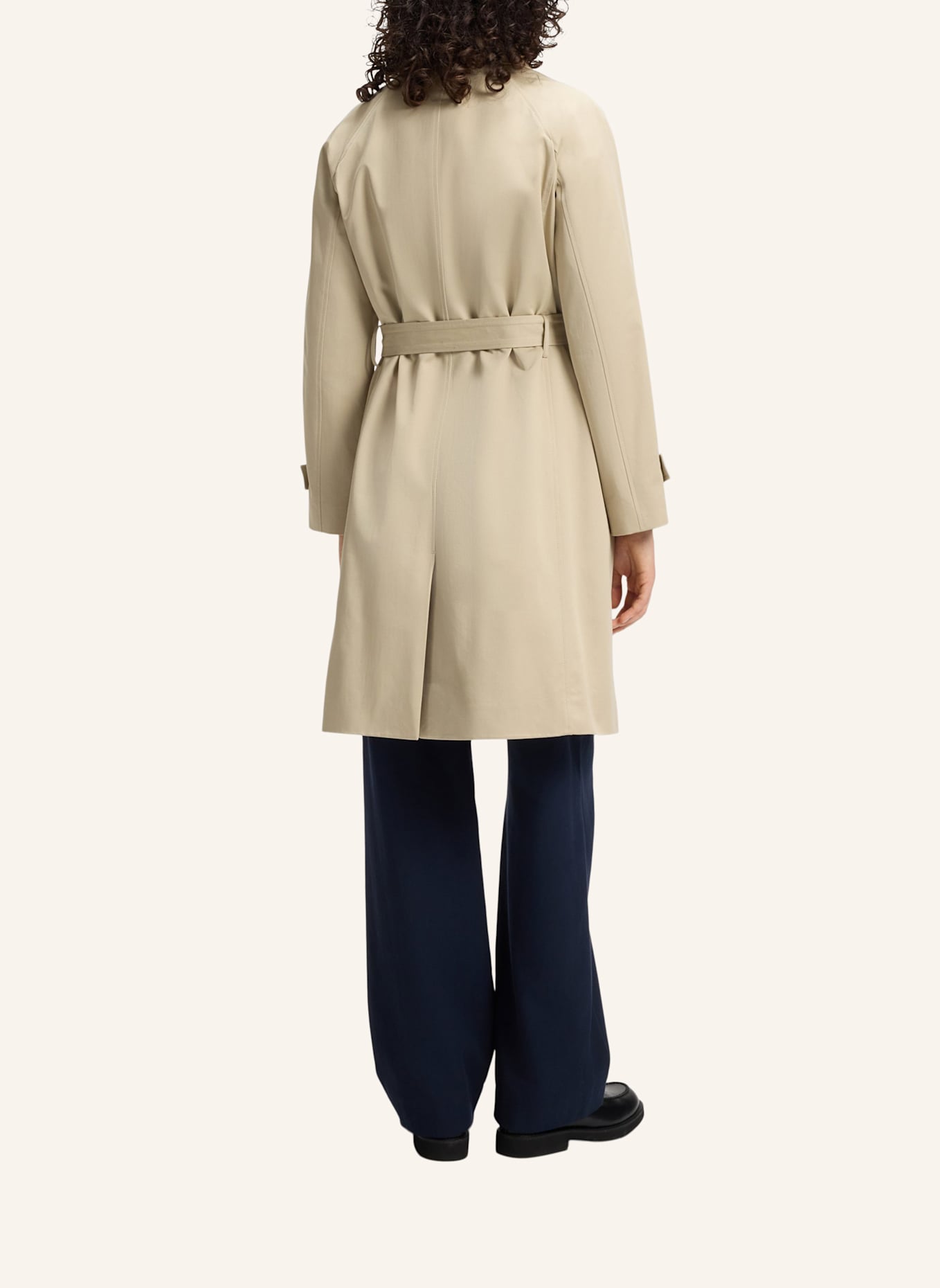 BOSS Klassischer Mantel CALEXIS Regular Fit: BEIGE