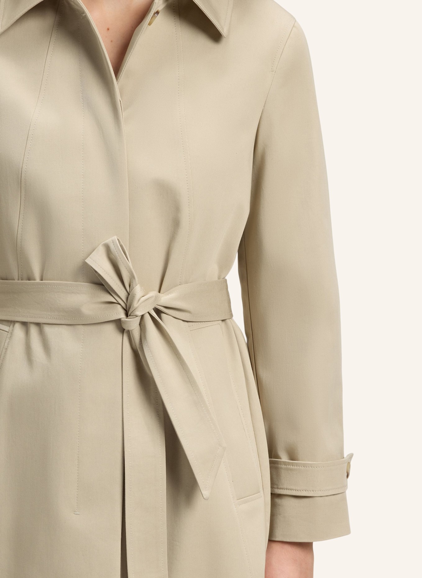 BOSS Klassischer Mantel CALEXIS Regular Fit: BEIGE