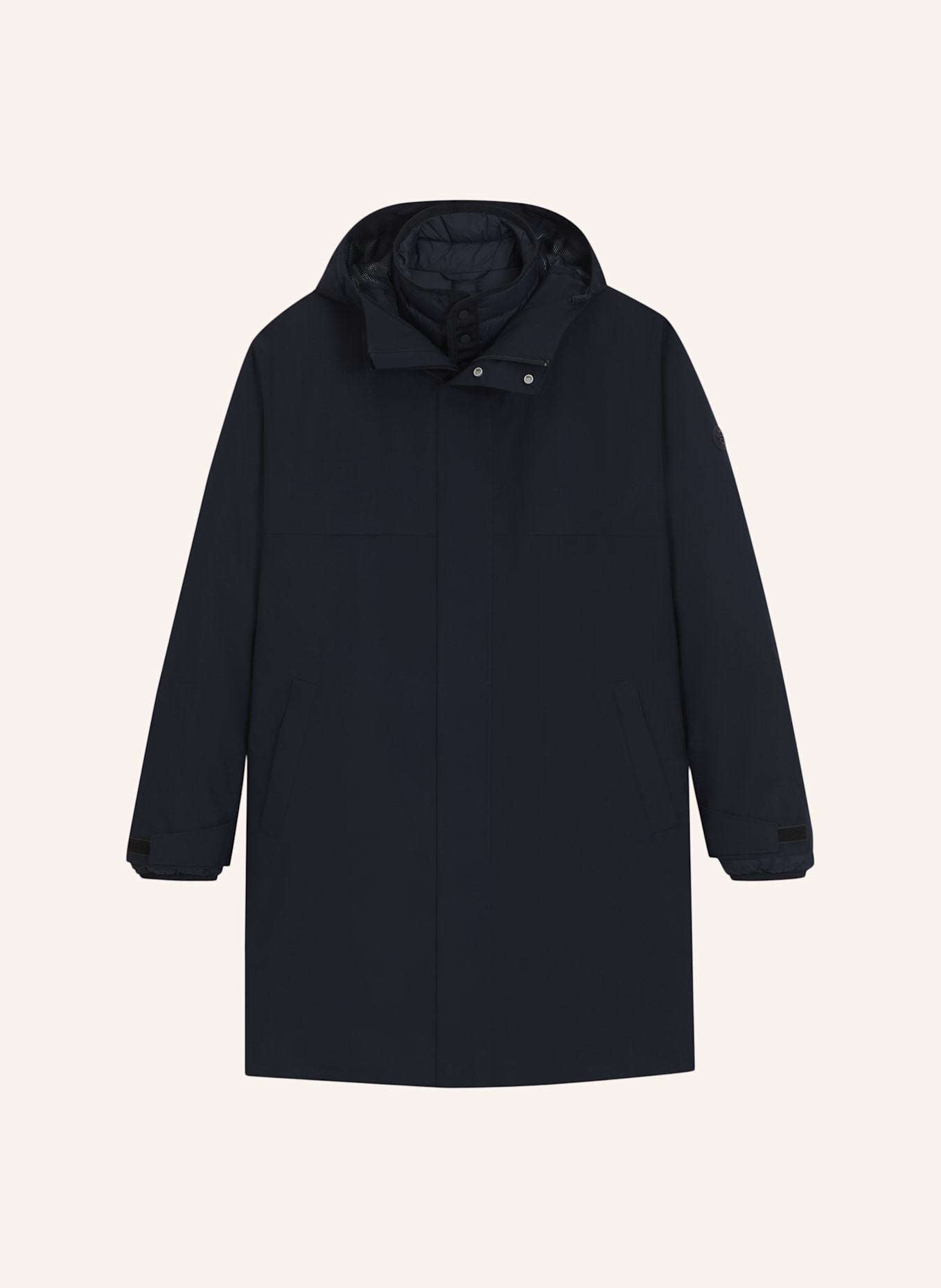 BOSS Casual Jacke P-CIATO-GORETEX Regular Fit: DUNKELBLAU