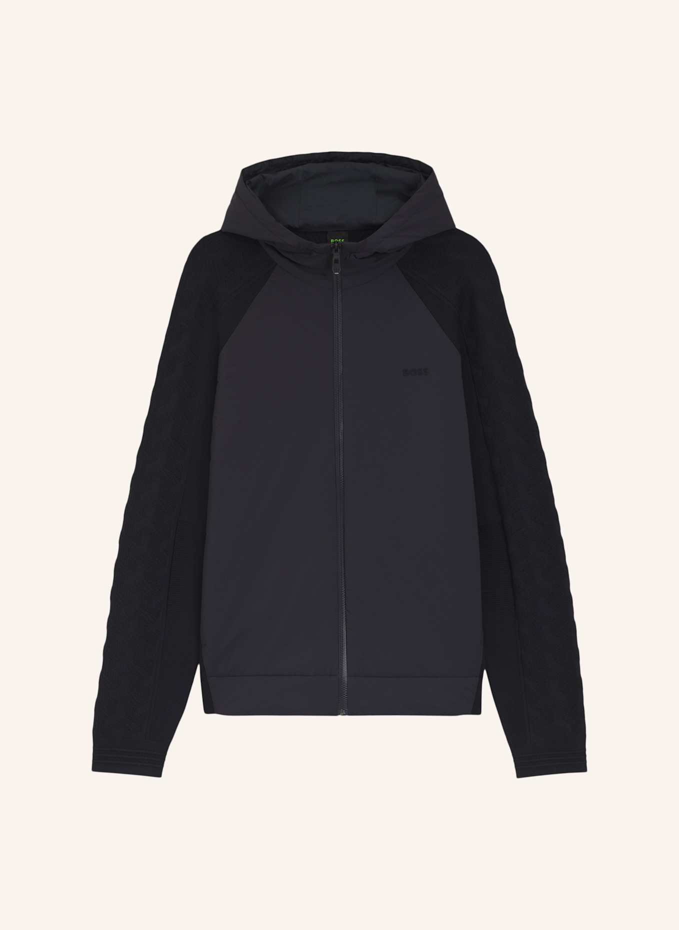 BOSS Casual Jacke KN_MIRROR HY Regular Fit: DUNKELBLAU