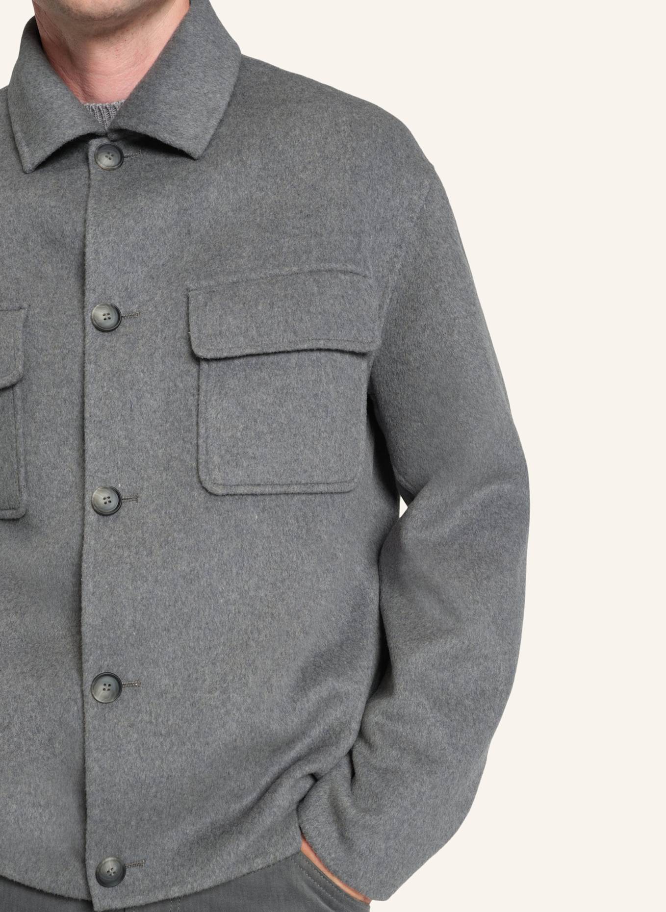 BOSS Blazer C-CADEN-OS-DF-254F Relaxed Fit: GRAU