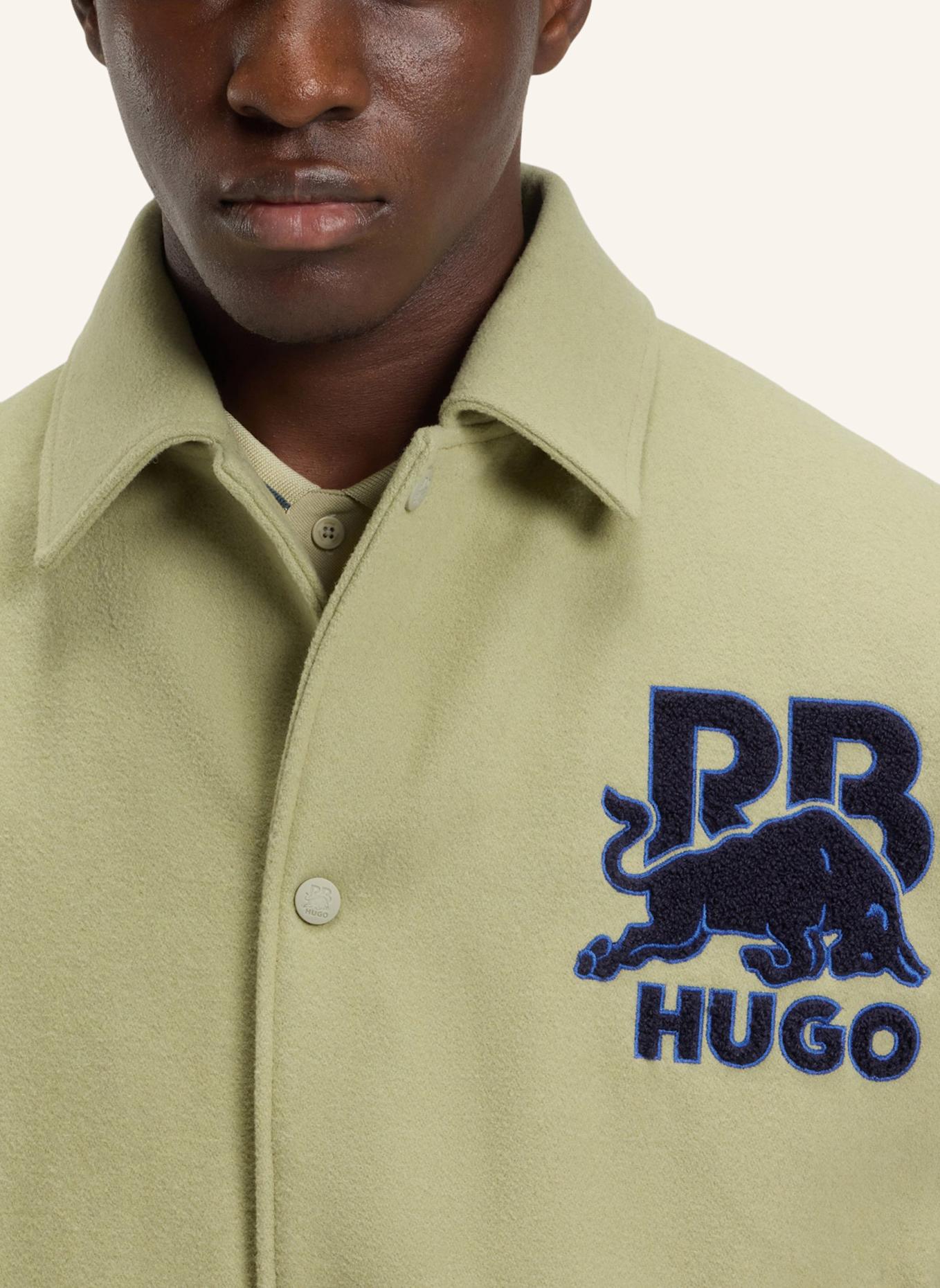 HUGO Casual Jacke BLAINE_RB Regular Fit: BEIGE