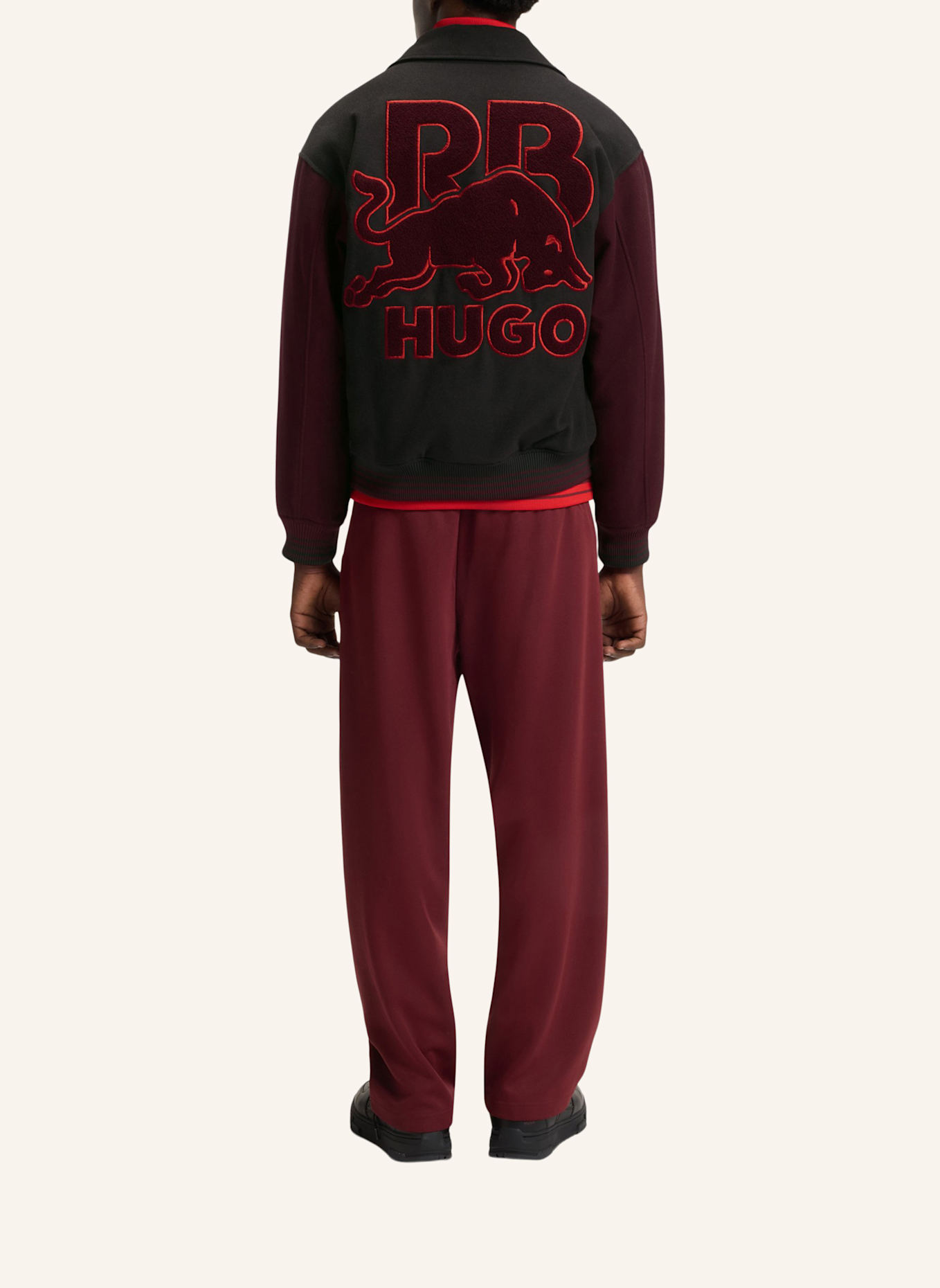 HUGO Casual Jacke BLAINE_RB Regular Fit: DUNKELBRAUN