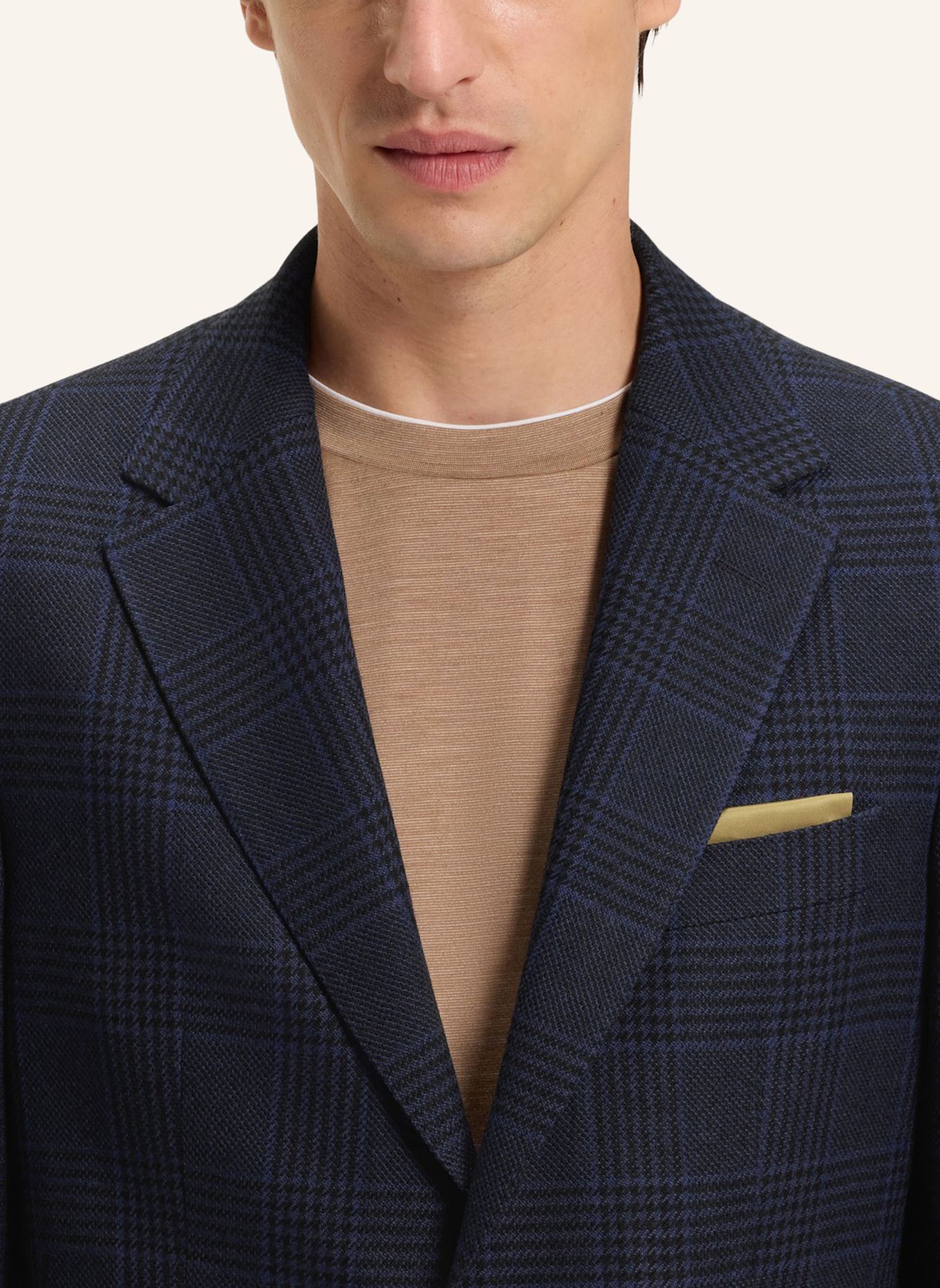 BOSS Blazer L-JEFF-FP-253 Regular Fit: DUNKELBLAU