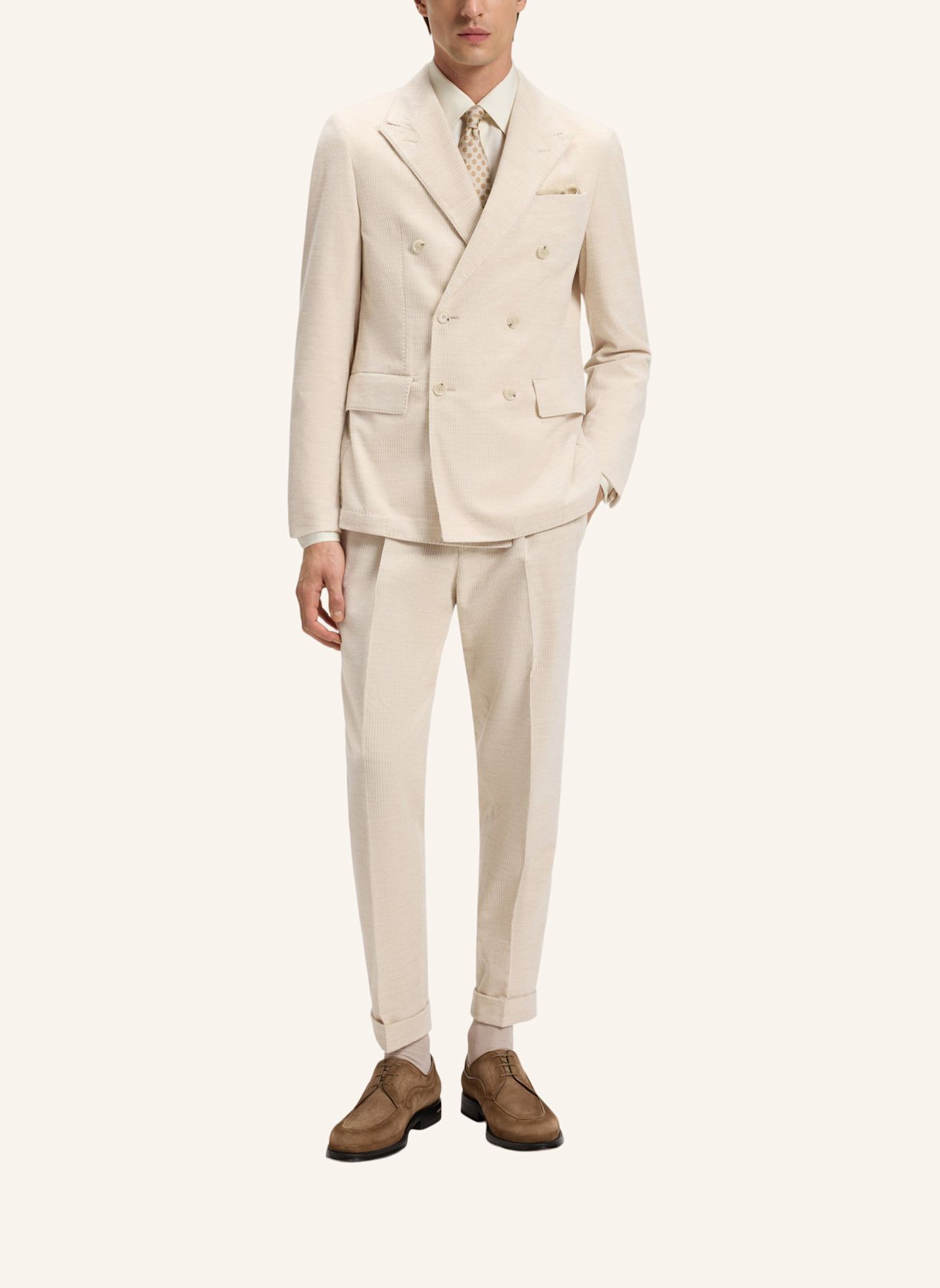 BOSS Blazer L-HESTON-DB-252 Slim Fit: BEIGE