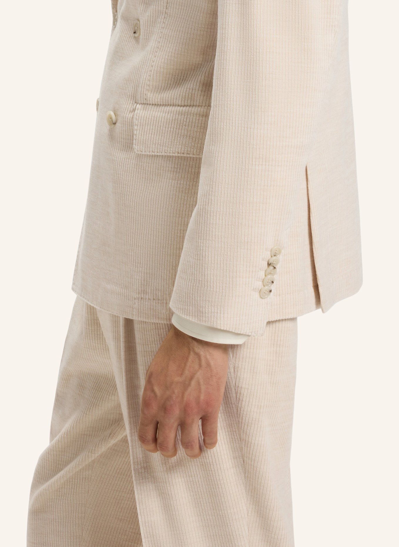 BOSS Blazer L-HESTON-DB-252 Slim Fit: BEIGE