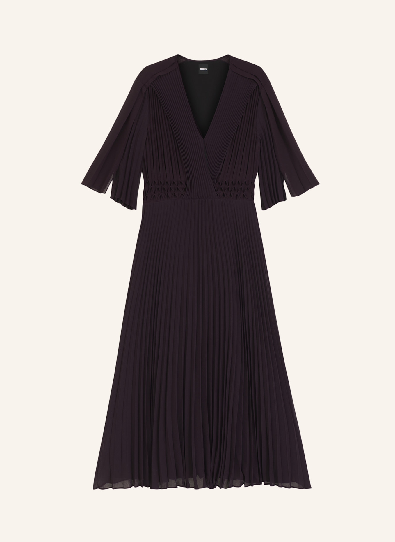 BOSS Business Kleid DAILEY Regular Fit: DUNKELLILA