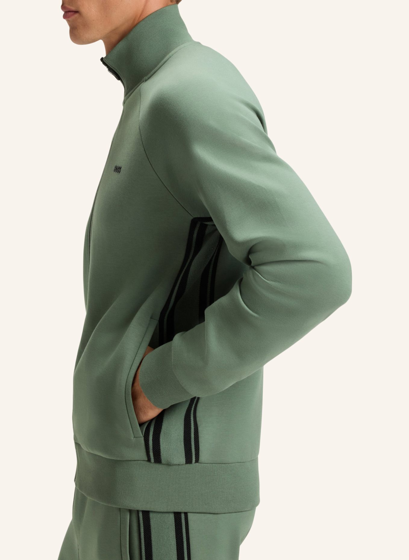 BOSS Sweatshirt TRACKSUIT SET Regular Fit: GRÜN