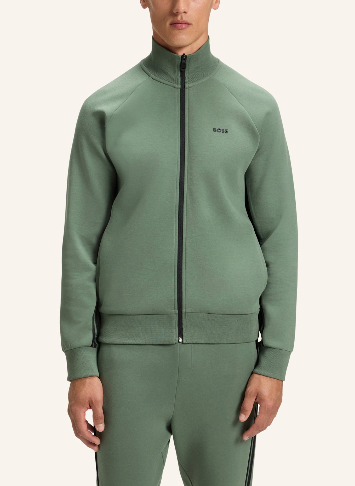 BOSS Sweatshirt TRACKSUIT SET Regular Fit: GRÜN