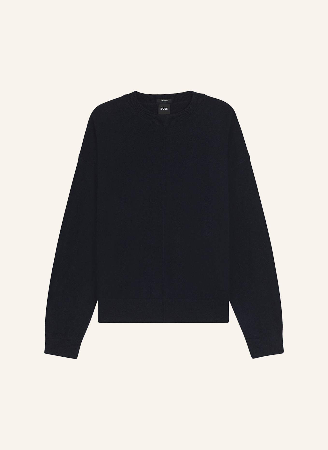 BOSS Cashmere-Pullover FASCONA: DUNKELBLAU