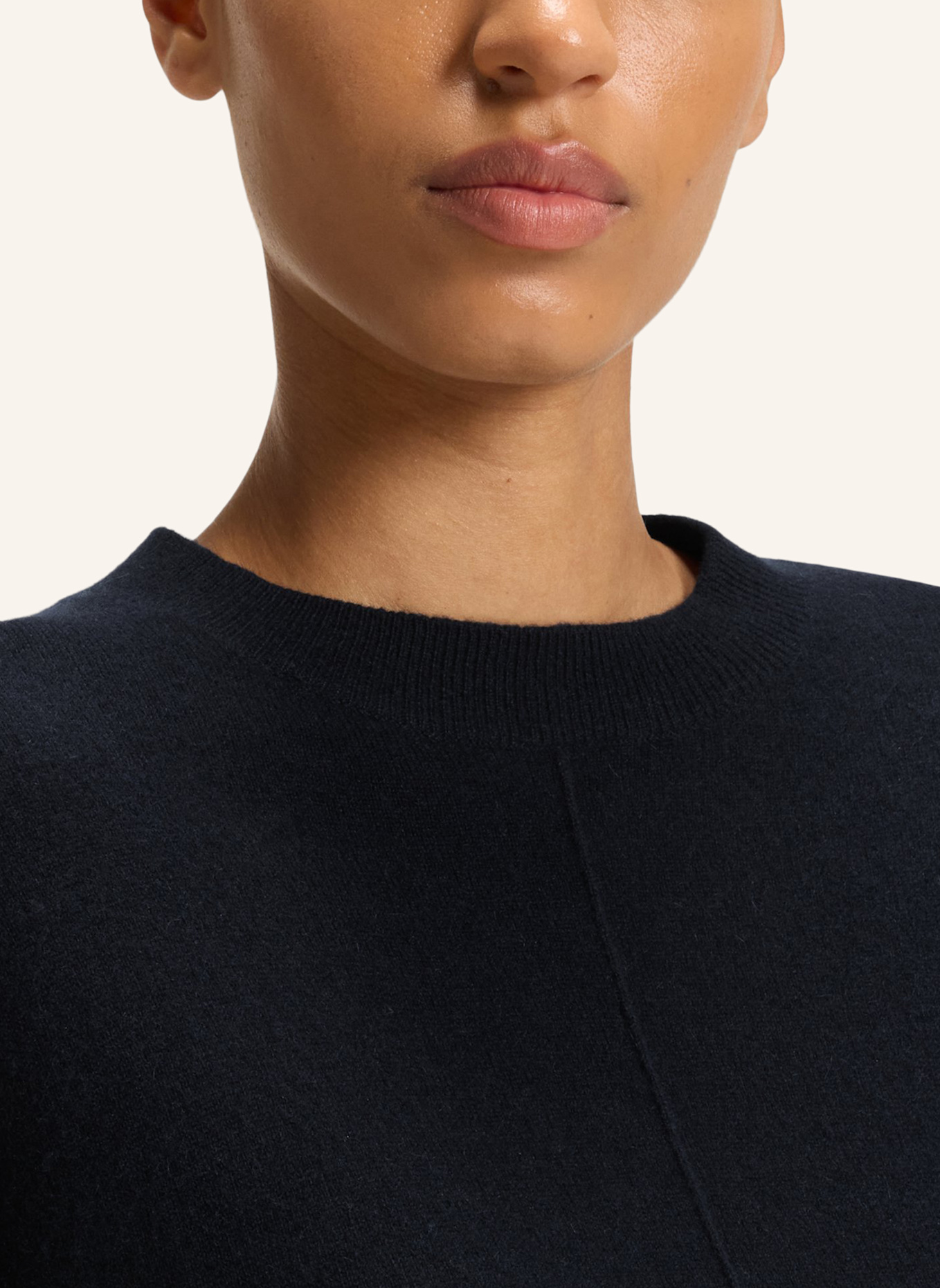 BOSS Cashmere-Pullover FASCONA: DUNKELBLAU